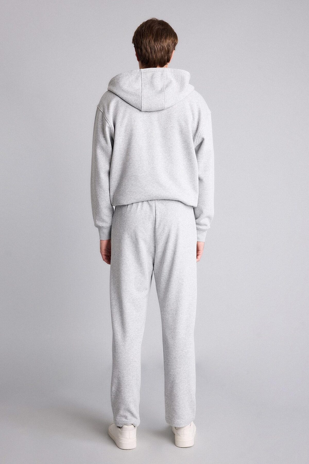 DeFacto Relax Fit Kapüşonlu İçi Yumuşak Tüylü Kalın Kumaş Fermuarlı Sweatshirt D7599AX25SP görsel 8