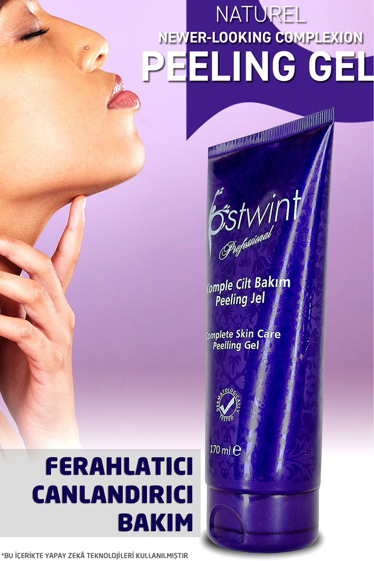 Cilt Yenileyici Komple Bakım Peeling Jel 170 ml Aydınlatıcı, Canlandırıcı, Pürüzsüzleştirici — Pro-0120023 — تصویر 6 از 7