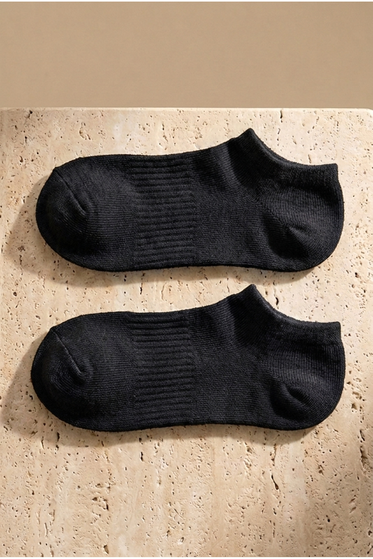 Katia&Bony Unisex 5'li Basic Step Çorap Siyah Mix görsel 4