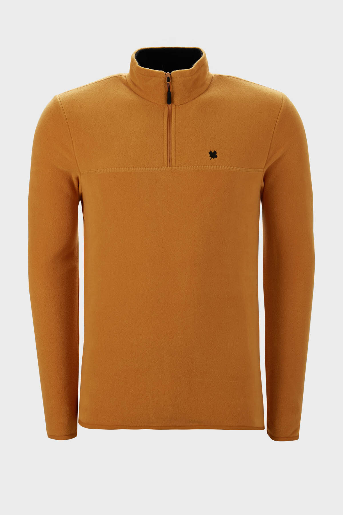 Buratti Slim Fit Anti-Pilling Tüylenme Yapmayan Bato Yaka Soğuk Geçirmez Şardonlu Polar Erkek POLAR görsel 2