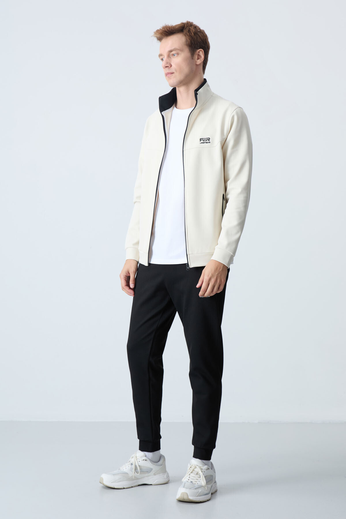 ست ورزشی مردانه Hugo Beige - Black Jogger - 85198 — رنگارنگ A11ER-85198 — تصویر 4 از 9