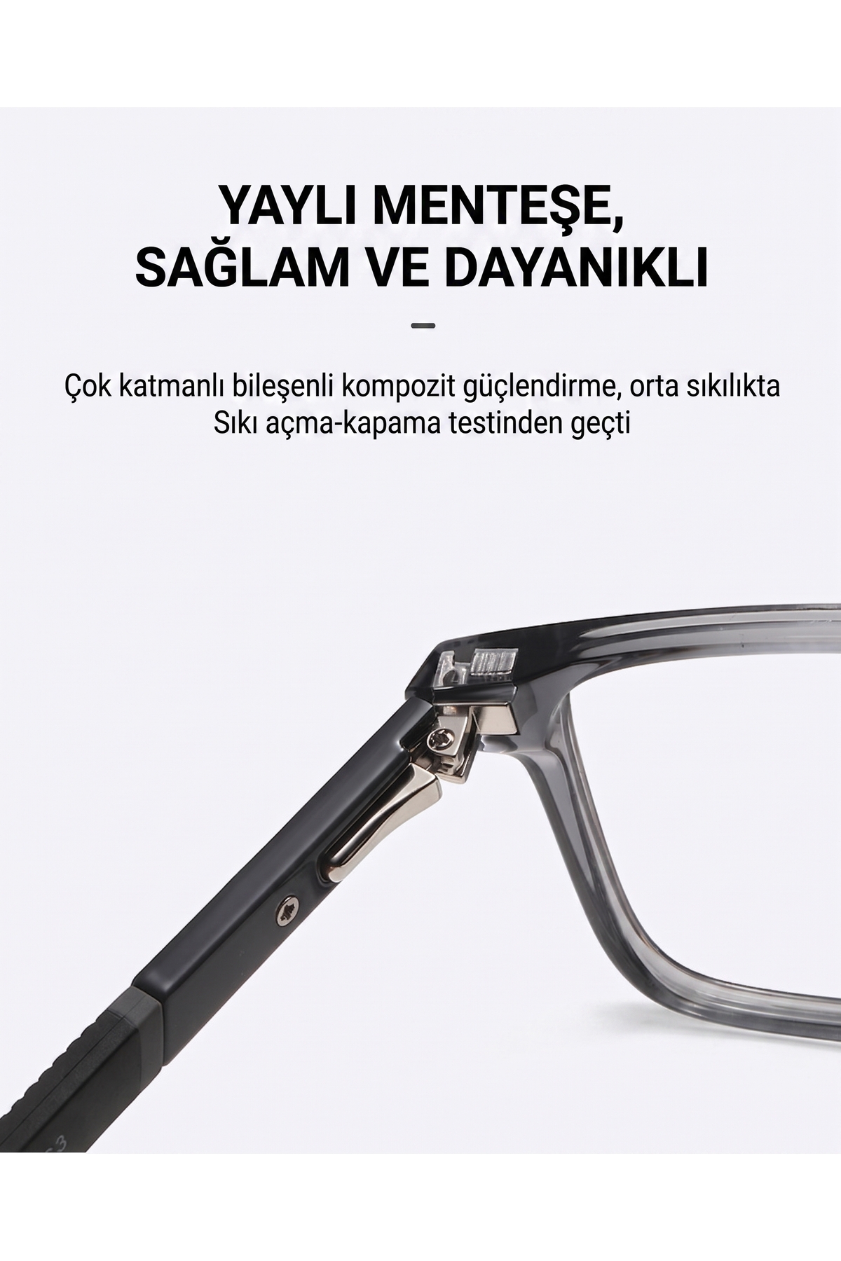 FIVIONT 5+1 Manyetik Klipsli Polarize Gözlük Seti, Şeffaf Gri Dikdörtgen Optik Çerçeve, 5 Değiştirilebilir Renkli Güneş Klipsi, Unisex görsel 6