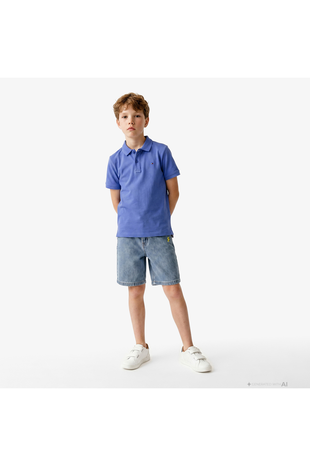 پولوشرت پسرانه یقه پلو | تامی هیلفیگر Tommy Hilfiger KB0KB10007 BD - تصویر 3