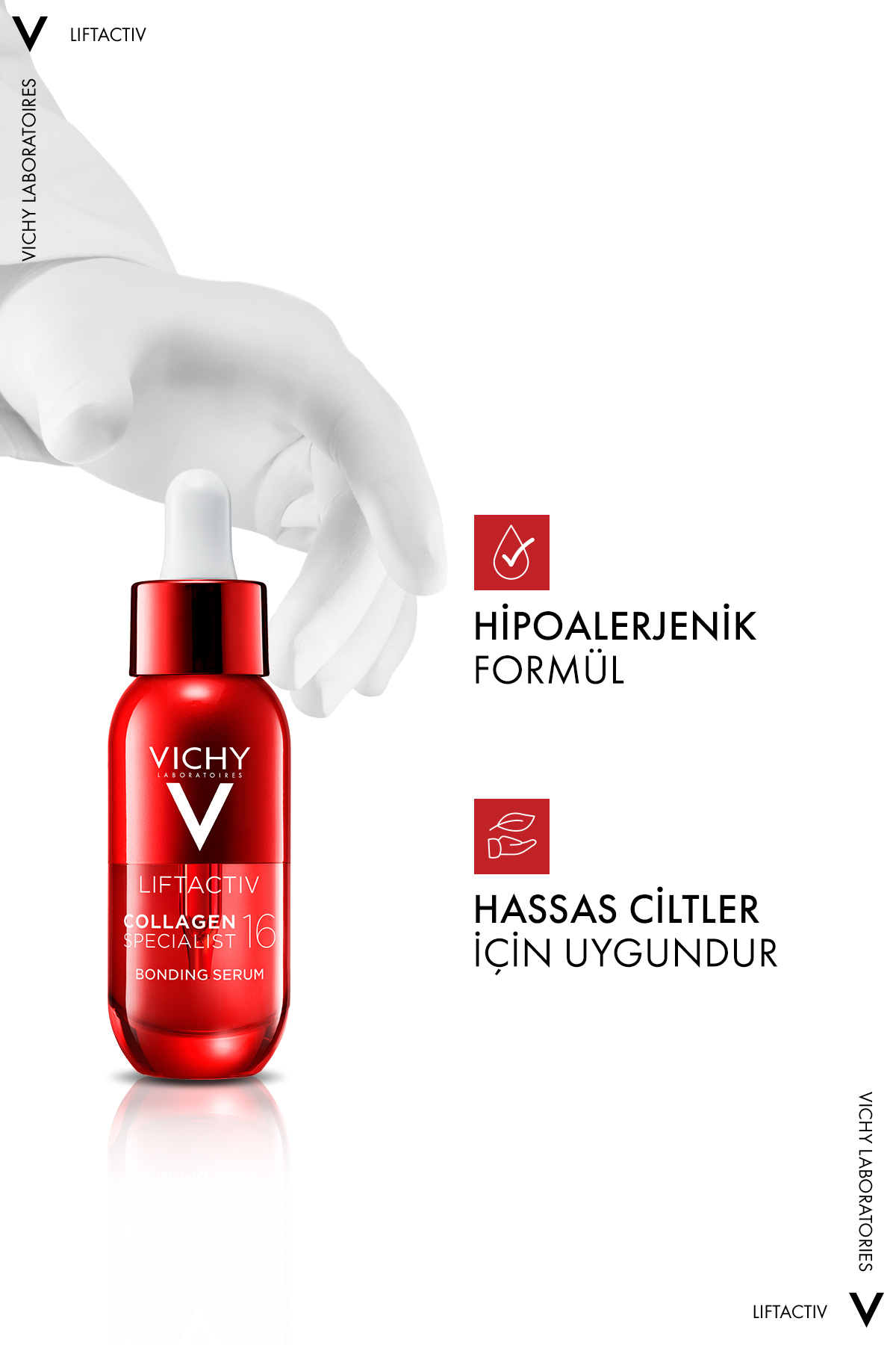 Tüm Cilt Tipleri İçin Kırışıklık Karşıtı Bakım Seti: Collagen 16 Bonding Serum 30ml&Güneş Kremi 15ml — 8602853651976 — تصویر 8 از 8