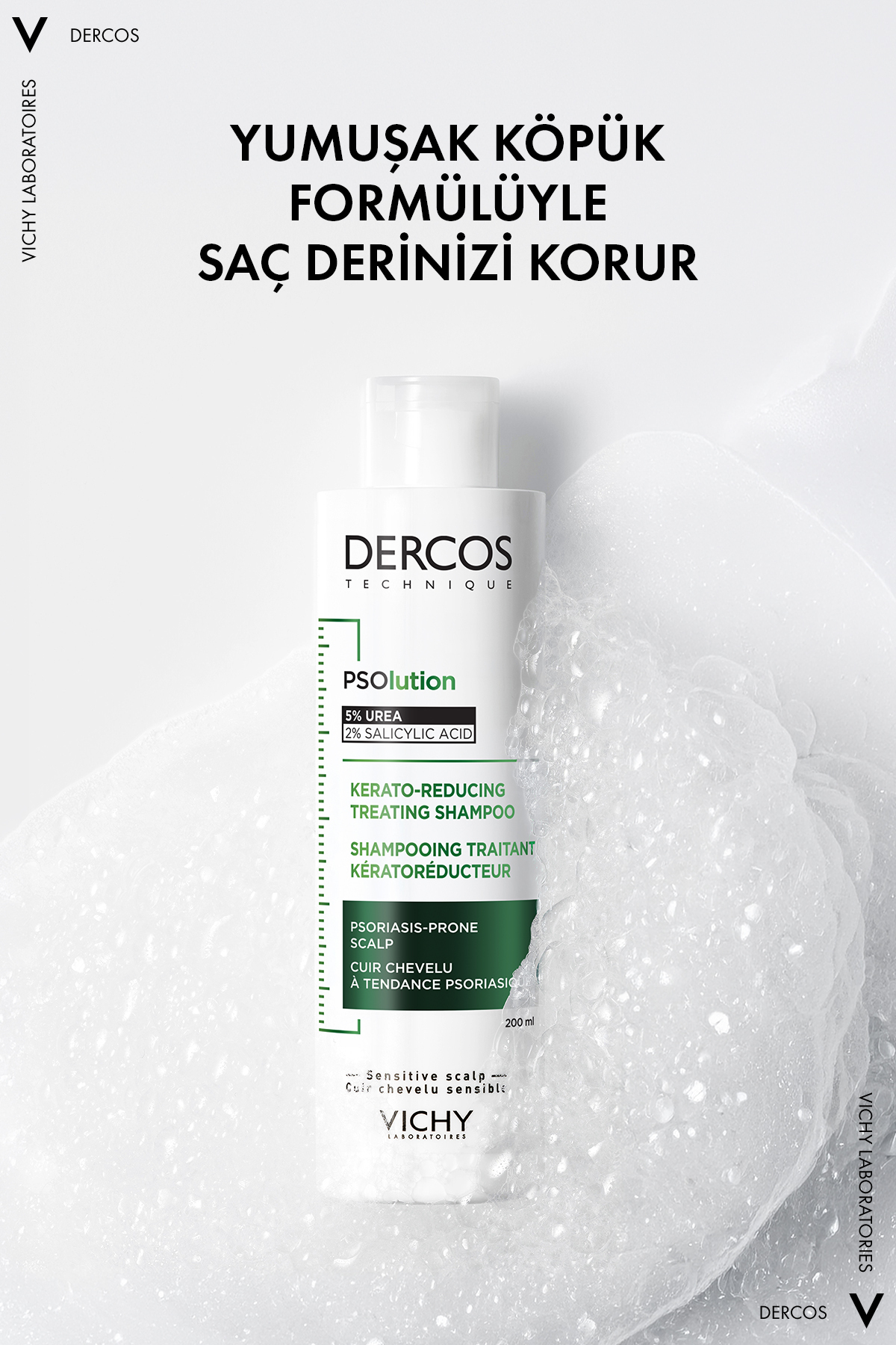 Dercos PSOlution Pullanma Karşıtı Kaşıntı Hissini Azaltan Saç Bakım Şampuanı 200 ml — TYCX5L5O5N171112193391395 — تصویر 6 از 8