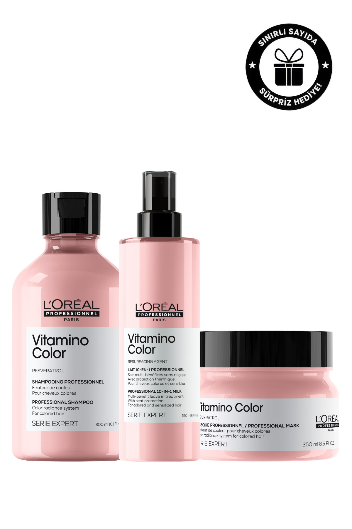 L'oreal Professionnel Serie Expert Vitamino Color Renk Koruyucu Saç Bakım Seti — 3474636975518S4