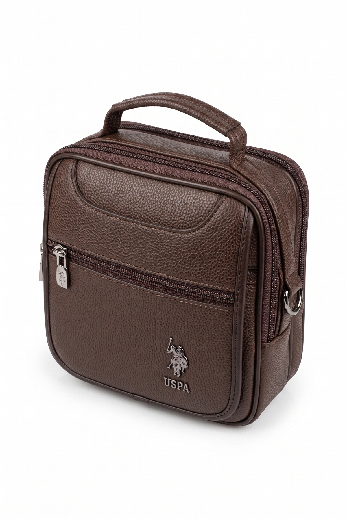 U.S. Polo Assn. U.s. Polo Assn 6760 Erkek El Çantası Omuz Çantası Çapraz Çanta Kahve görsel 5