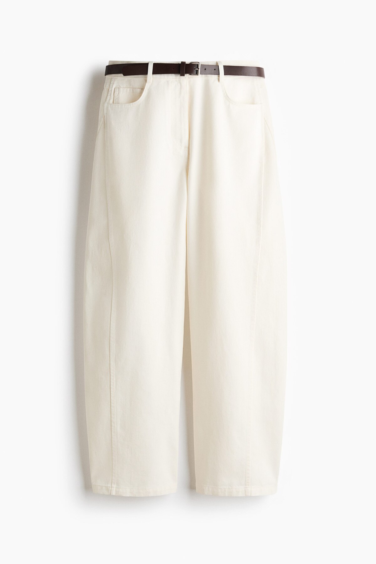 H&M Barrel High Waist Jeans görsel 5