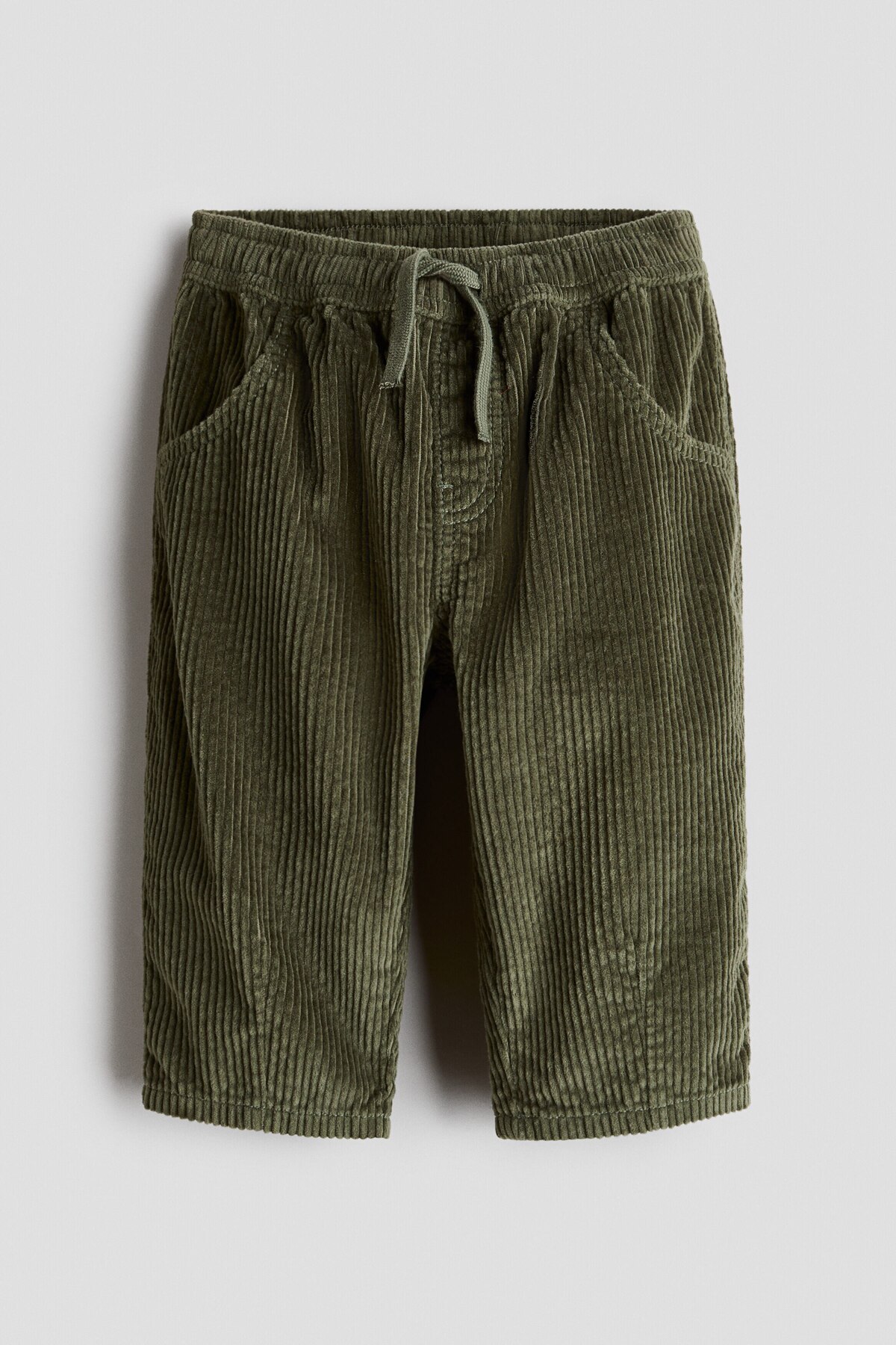 شلوار ورزشی نخی و مخمل کبریتی اچ اند ام شلوار گرمکن ورزشی H&M