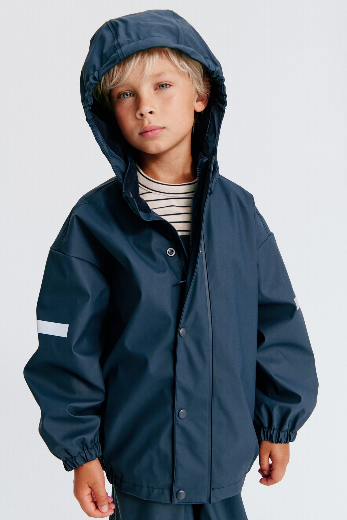بارانی با آستر قطبی اچ اند ام بارانی و بادگیر H&M
