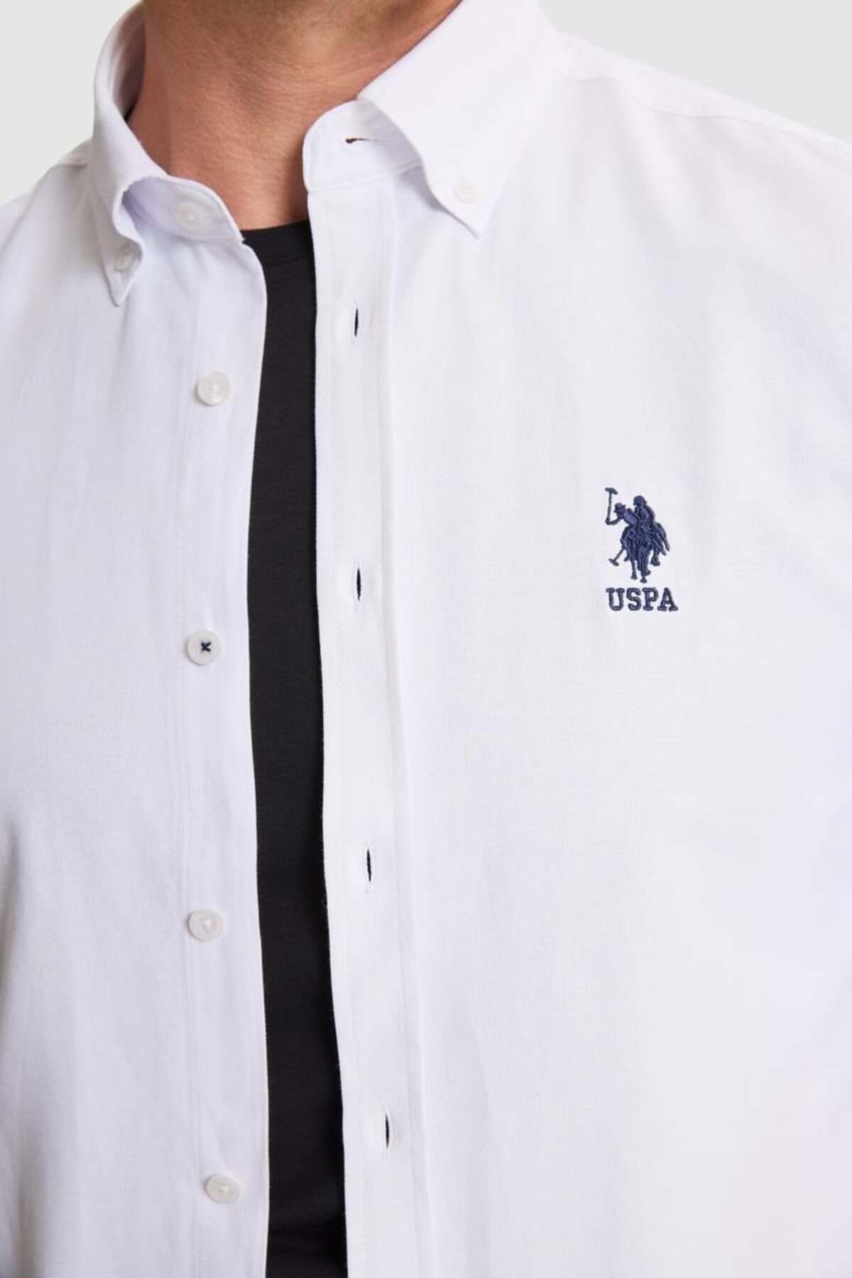 U.S Polo Assn Erkek Dokuma Gömlek PU-8957 — رنگارنگ — تصویر 4 از 4