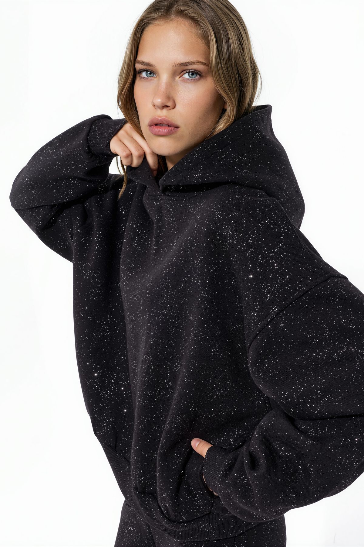 Hiccup BUSEM Kadın Pamuk Karışımlı Sweatshirt görsel 2