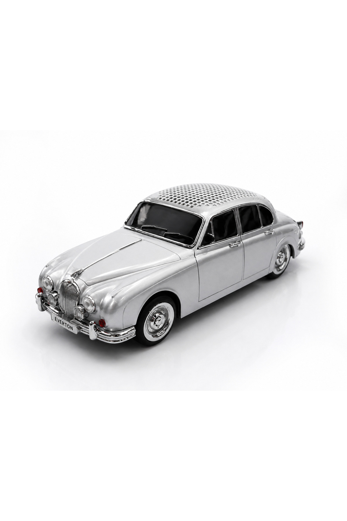 RT-1958 gümüş Arabalı Bluetooth Fm-Usb-Tf-Aux Şarjlı Nostaljik Radyo