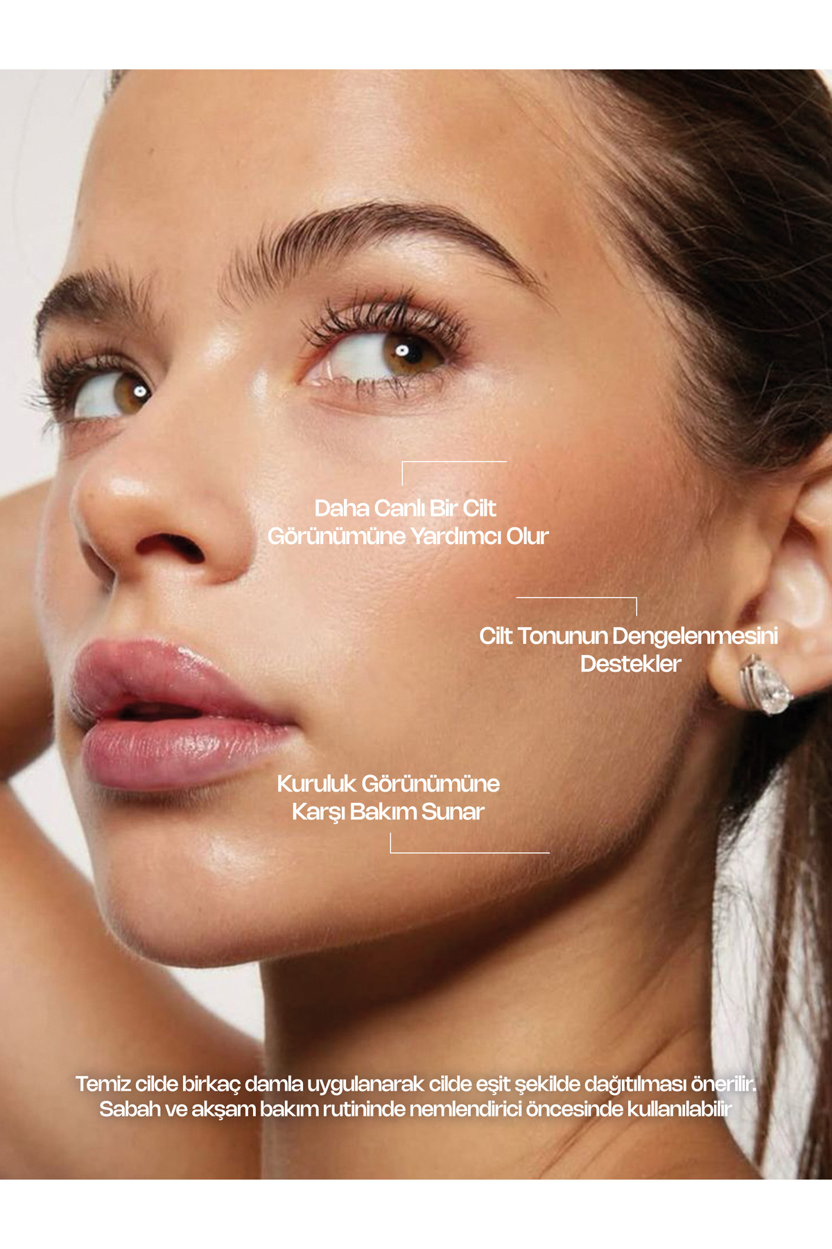 Oasis Face Skin Serum – Vitamin C, Hyaluronik Asit & Çöl Gülü İçeren Yoğun Nem ve Işıltı Serumu 30 ml — OEFSS — تصویر 3 از 3
