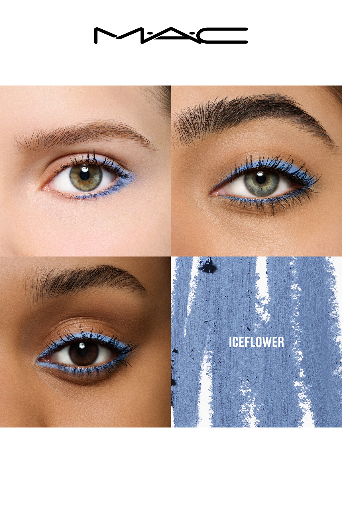 M·A·C Kajal Excess Longwear Smoky Eye Liner Uzun Süre Kalıcı Dumanlı Kajal Göz Kalemi - Iceflower — مشکی 147380 — تصویر 2 از 6