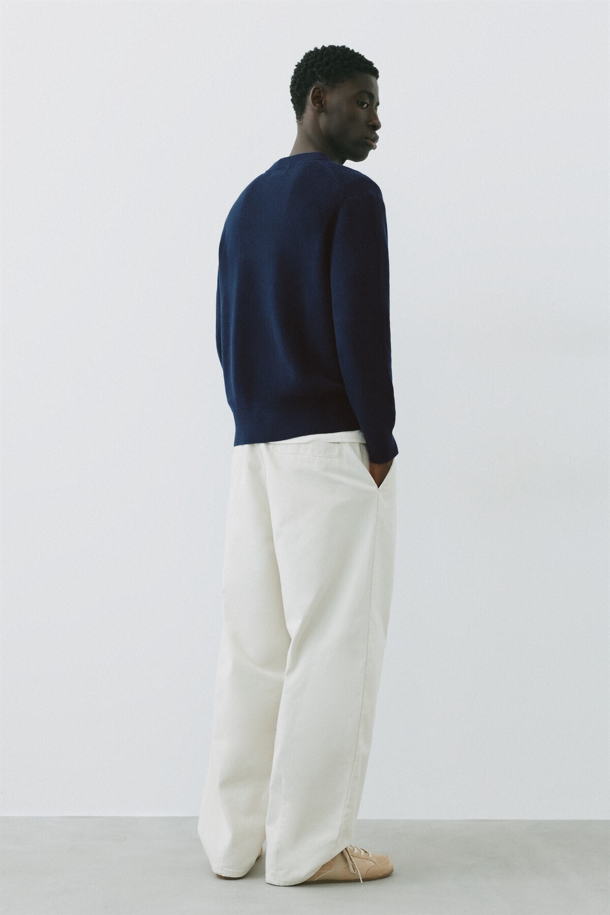 Pull & Bear Basic kazak görsel 4