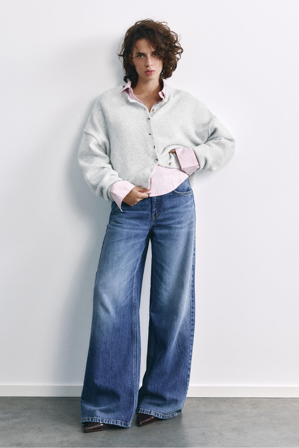 Pull & Bear Yumuşak örgü hırka görsel 4