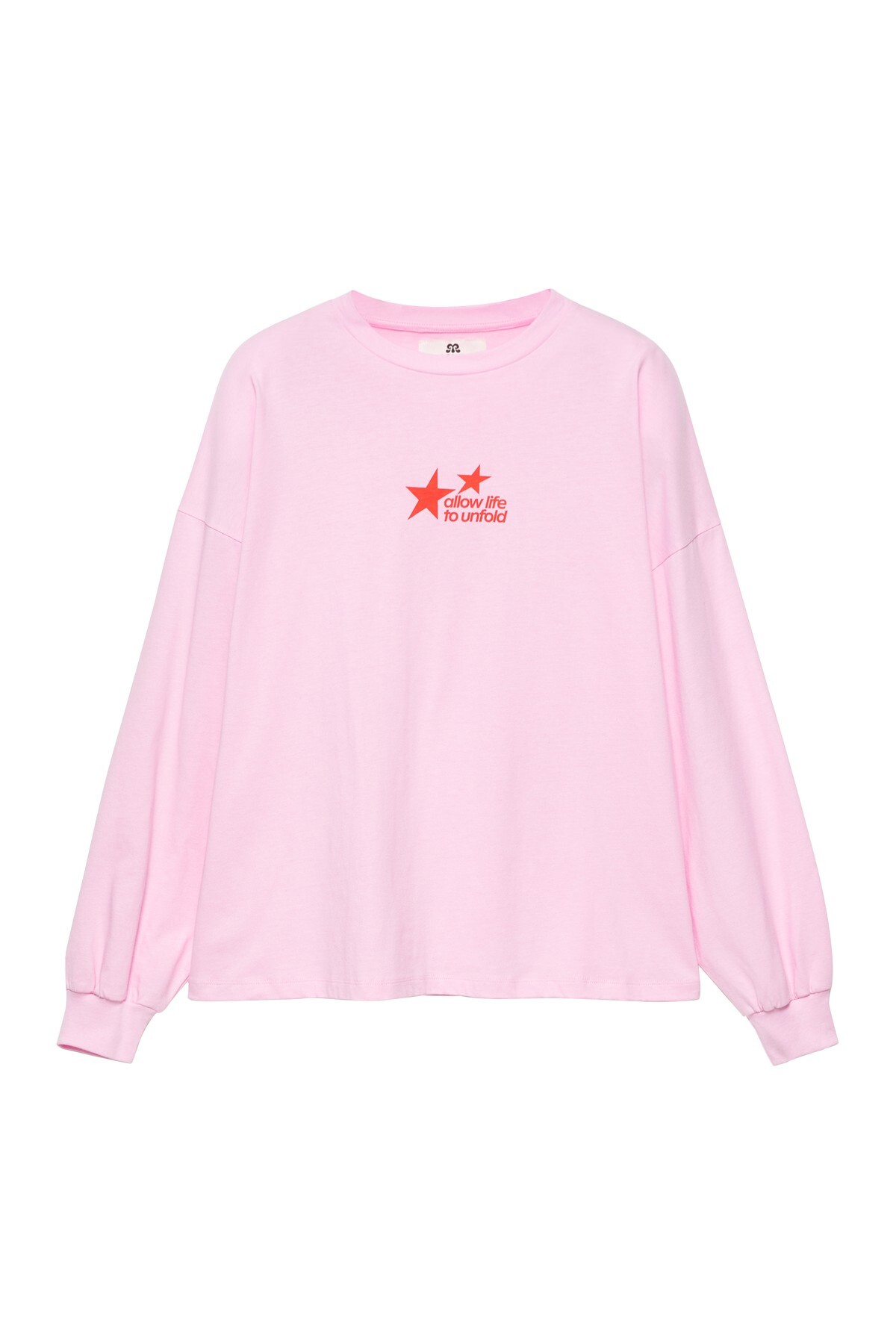 Pull & Bear Yıldız grafikli oversize tişört görsel 3
