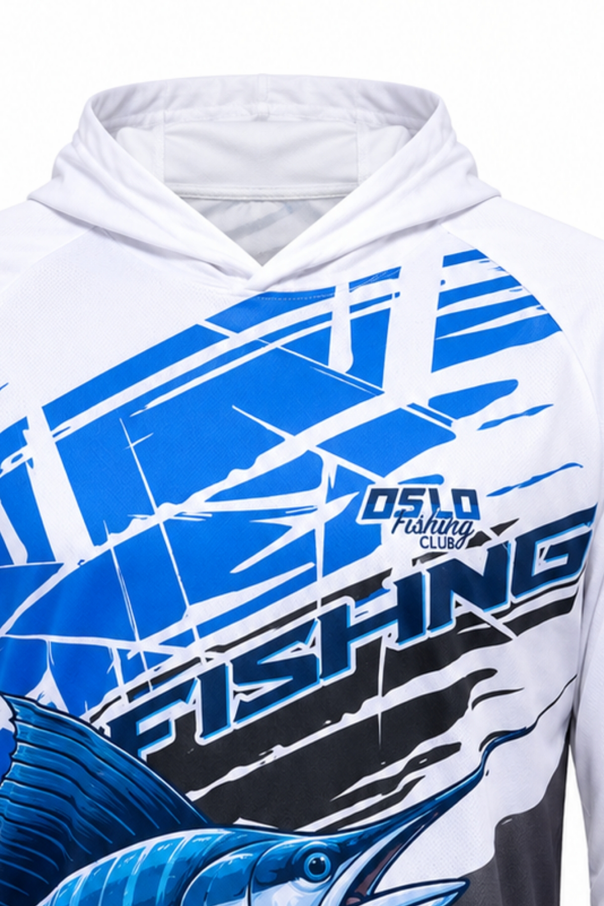 Oslo Balıkçı T-Shirt Kapüşonlu Sword Fish görsel 5