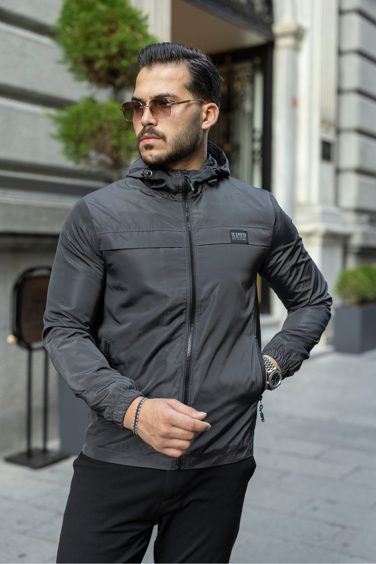 S&M CLOTHİNG YENİ SEZON ARMALI SU VE RÜZGAR GEÇİRMEZ ERKEK YAĞMURLUK MEVSİMLİK CEKET