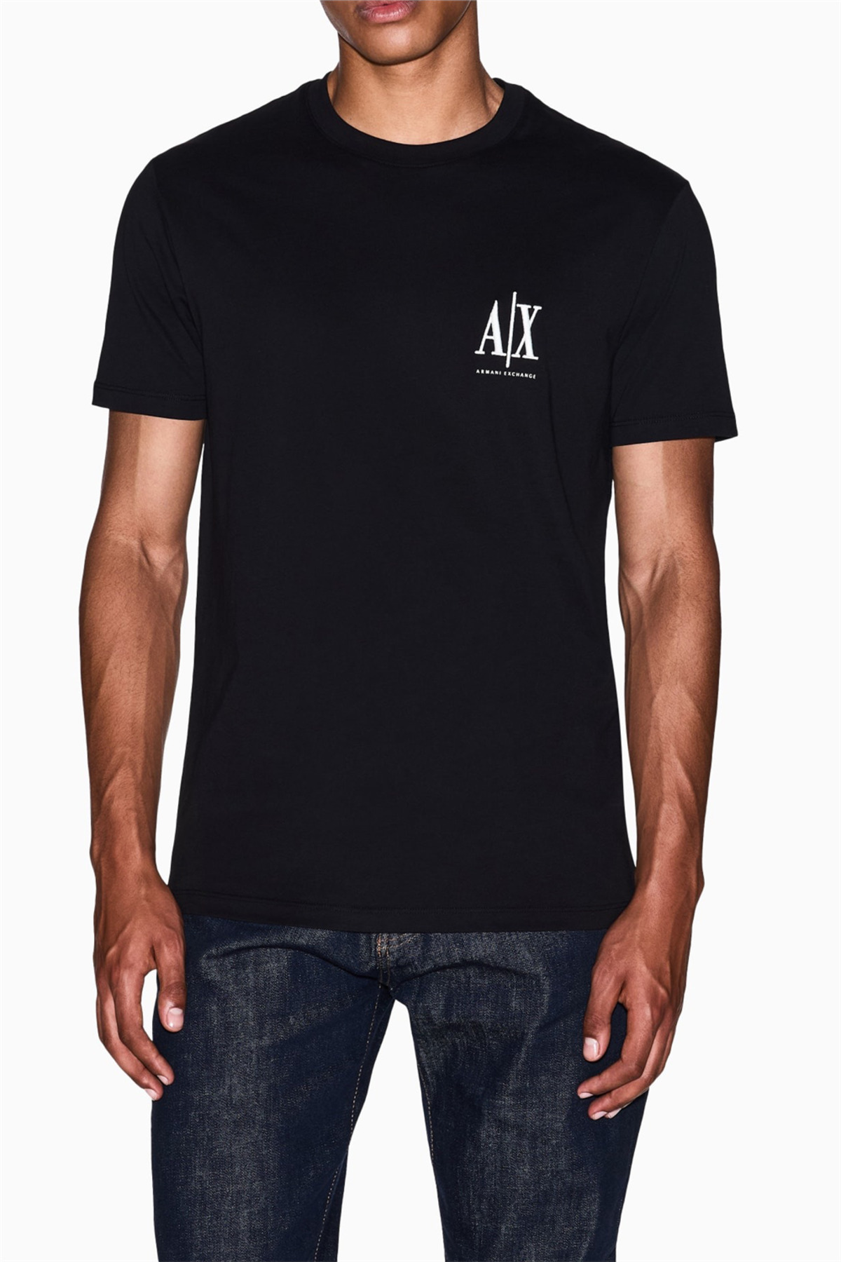 تی‌شرت یقه گرد مردانه مشکی آرمانی اکسچنج تی شرت Armani Exchange