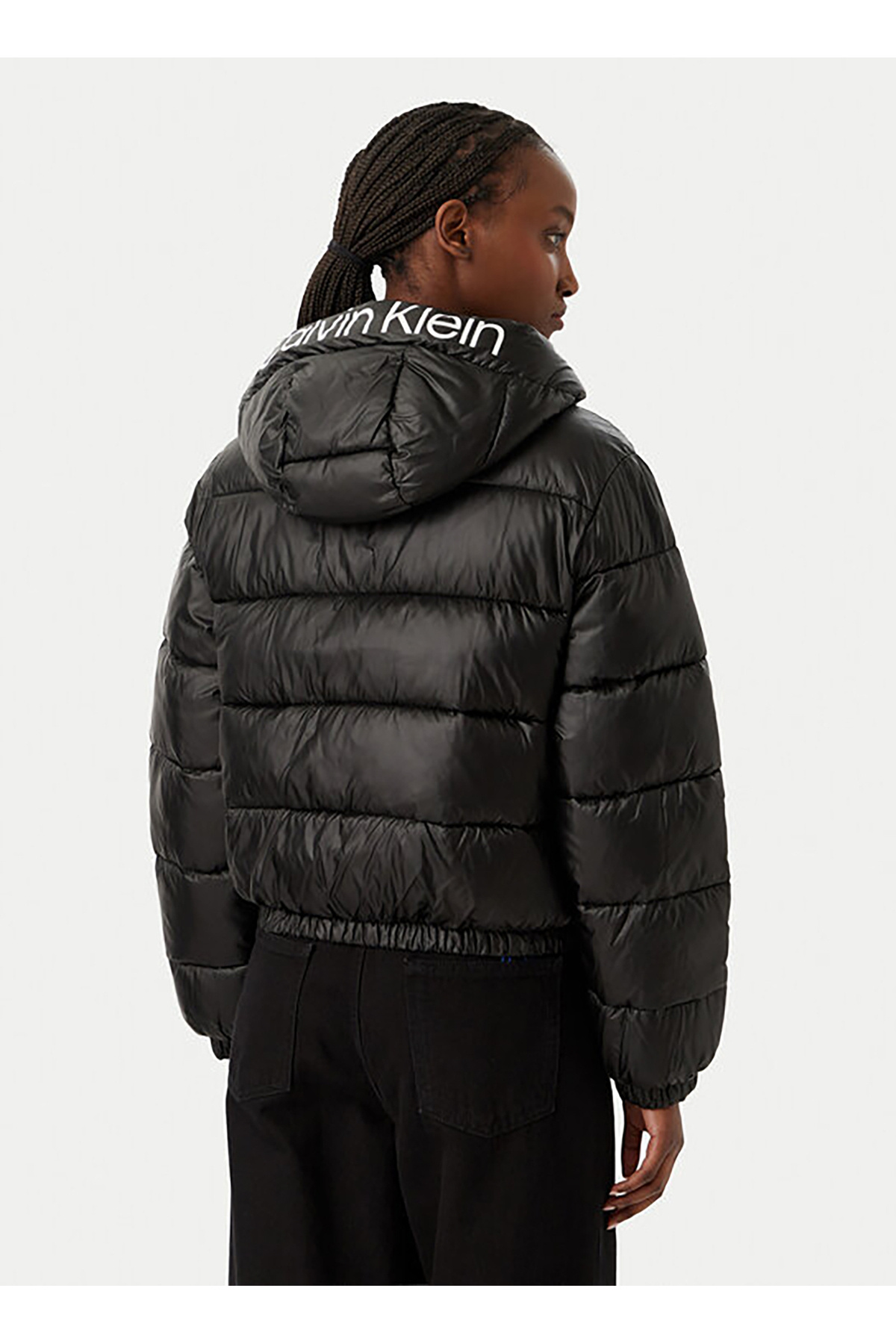 Calvin Klein Jeans Siyah Kadın Mont LV047G507GUB1 görsel 3