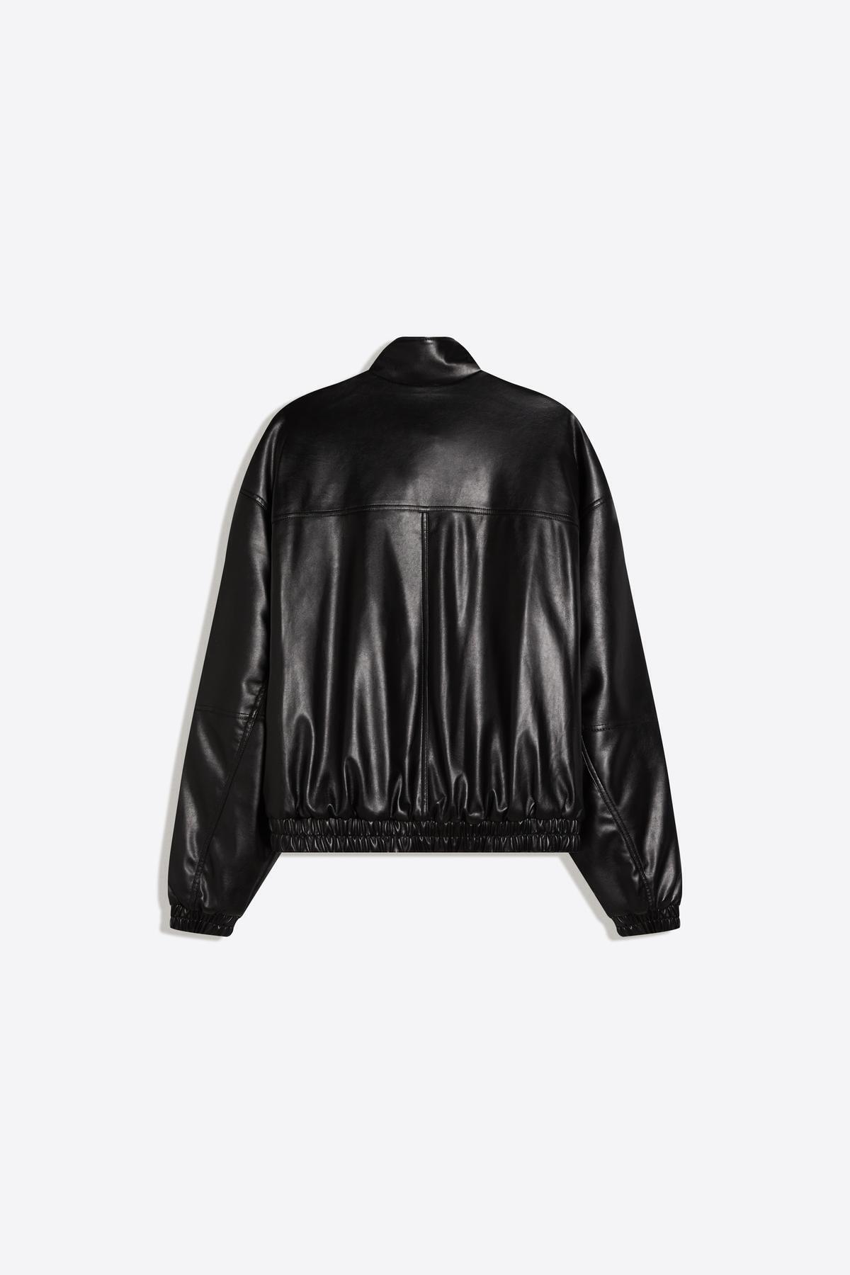 Helen Goods Yeni Sezon Viral BSK Model Erkek Bomber Deri Ceket görsel 6