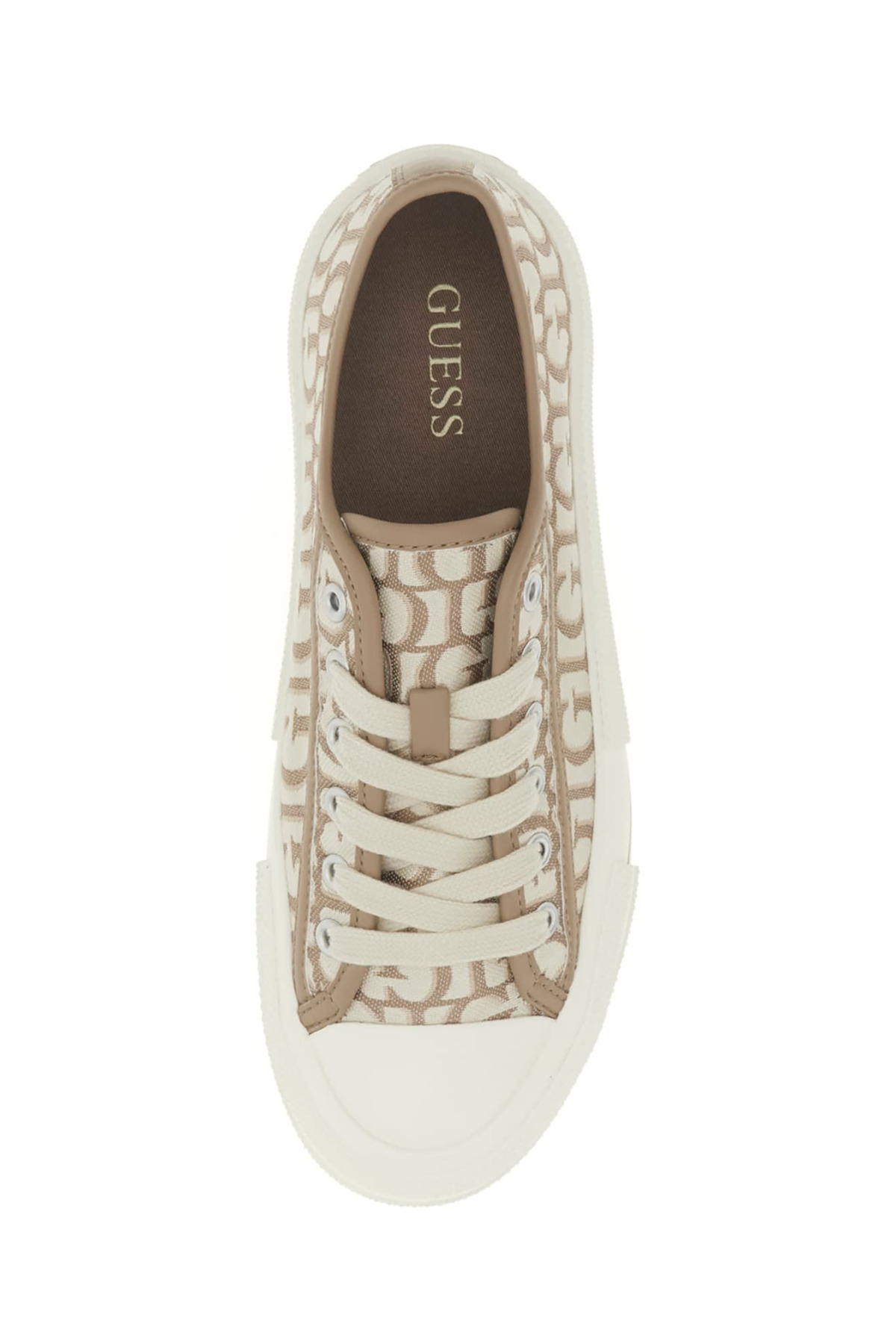 Guess Carey Kadın Sneaker Kahverengi görsel 3