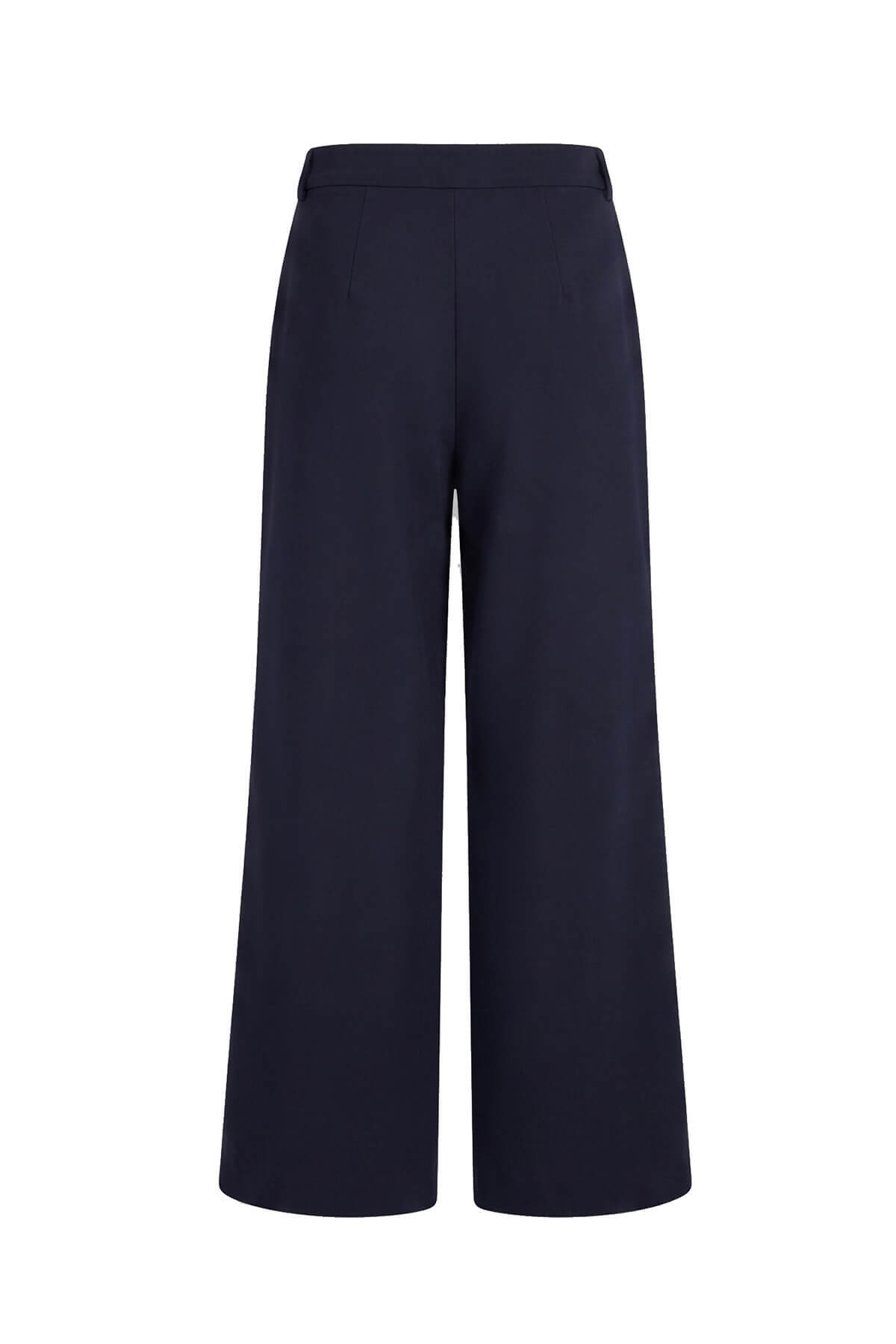 STELLA PULVIS Lacivert Yüksek Bel Culotte Pantolon görsel 3