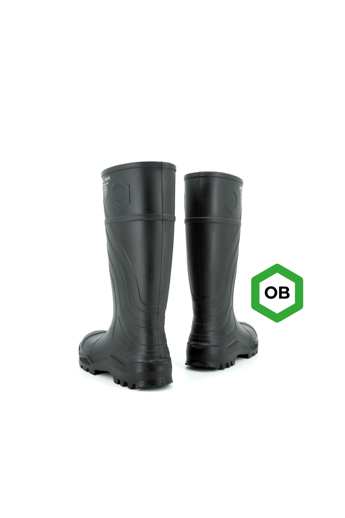 Hexa boots OB Poliüretan İş Çizmesi, Çelik Burunsuz, Siyah, 43 Numara görsel 2
