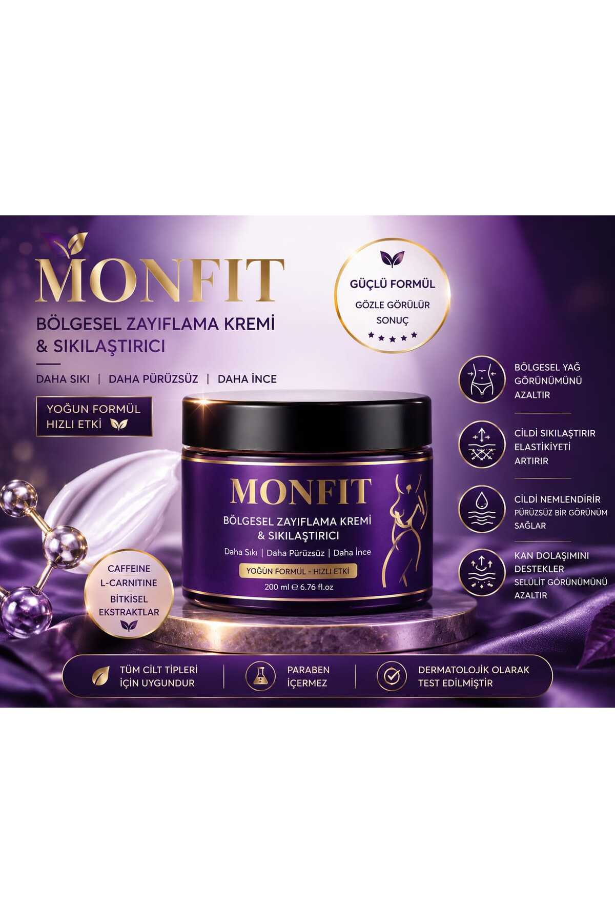 mon fit selülit ve sıkılaşma kremi bölgesel — monkrem — تصویر 3 از 3