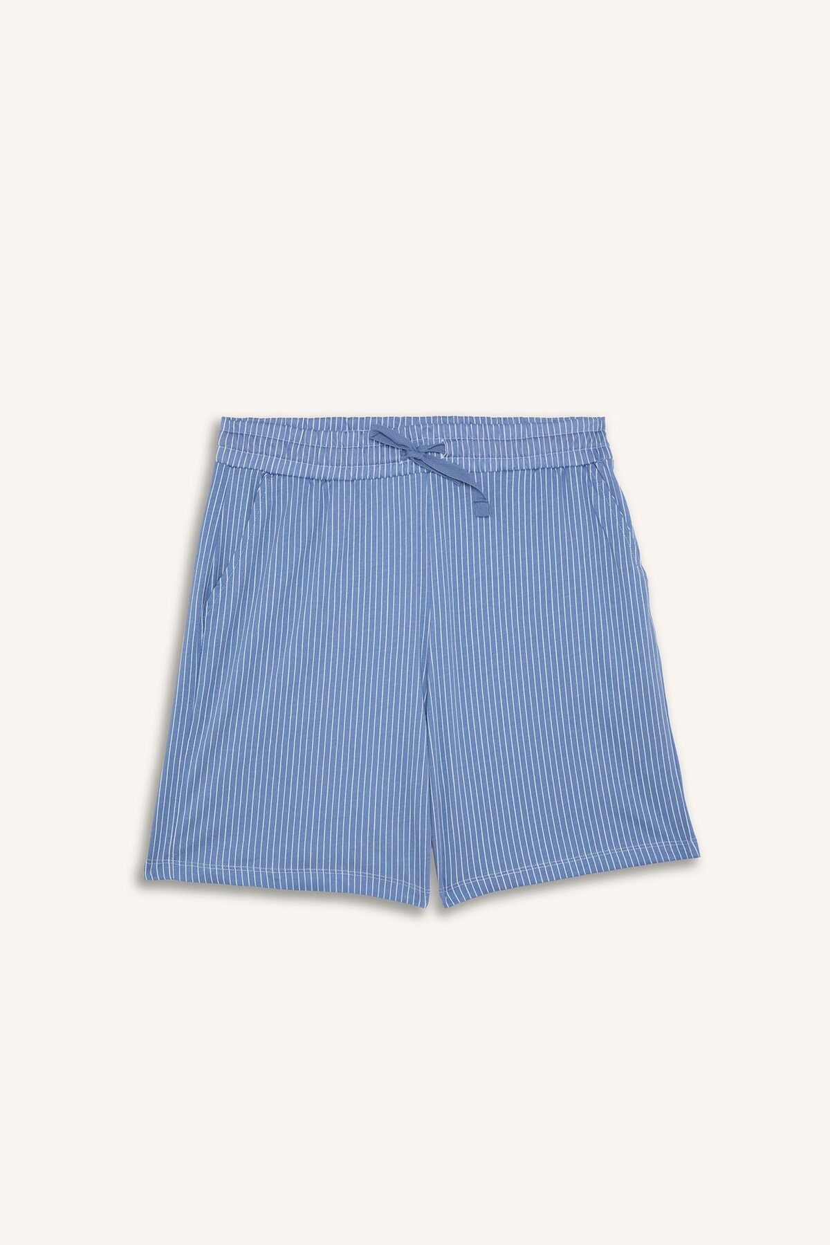 DeFacto Boxy Fit Kısa Kollu 2'li Şortlu Pijama Takımı I0666AX26HS görsel 8