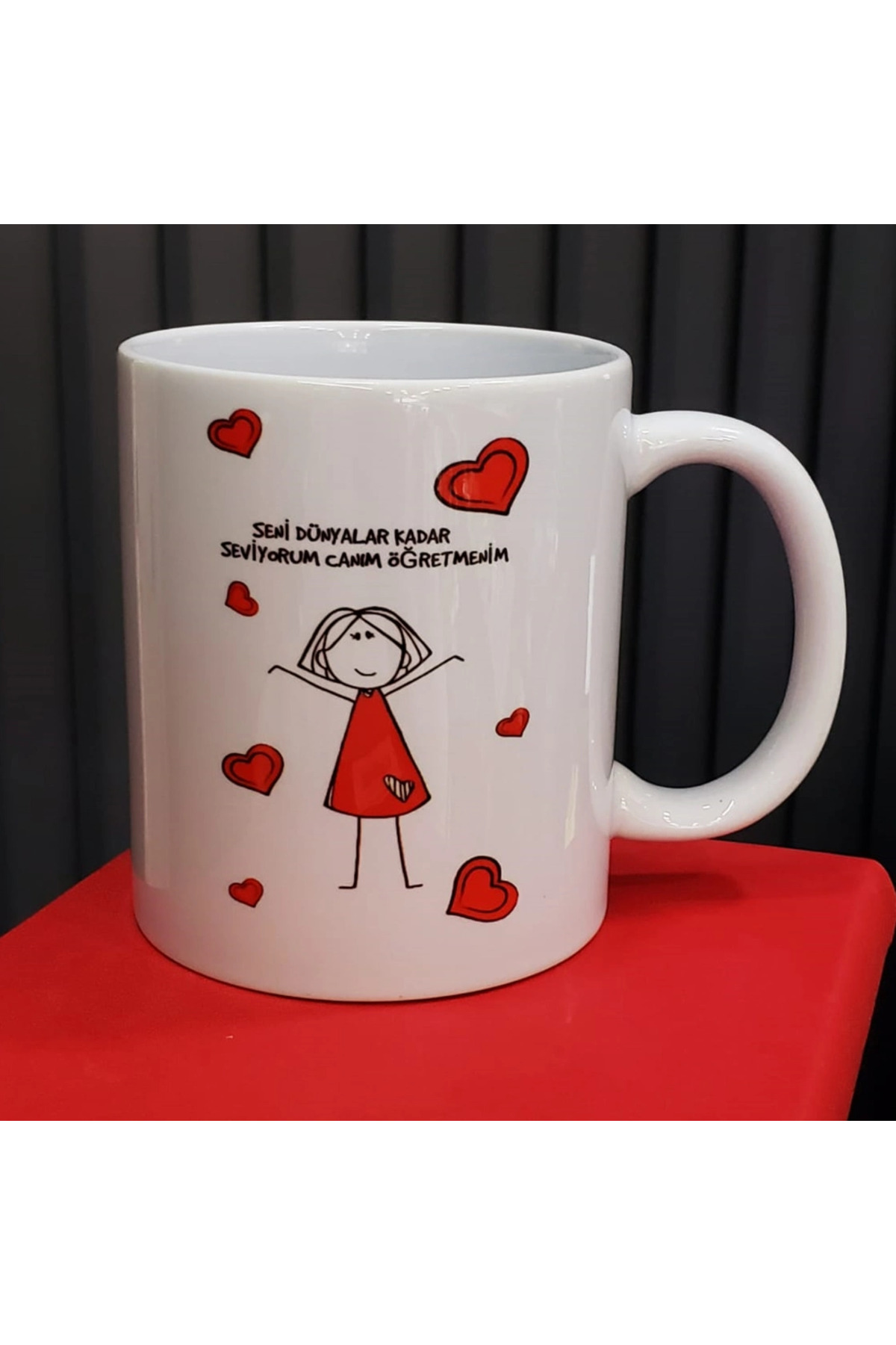 Bardak Öğretmene Hediye Özel Tasarım Kupa