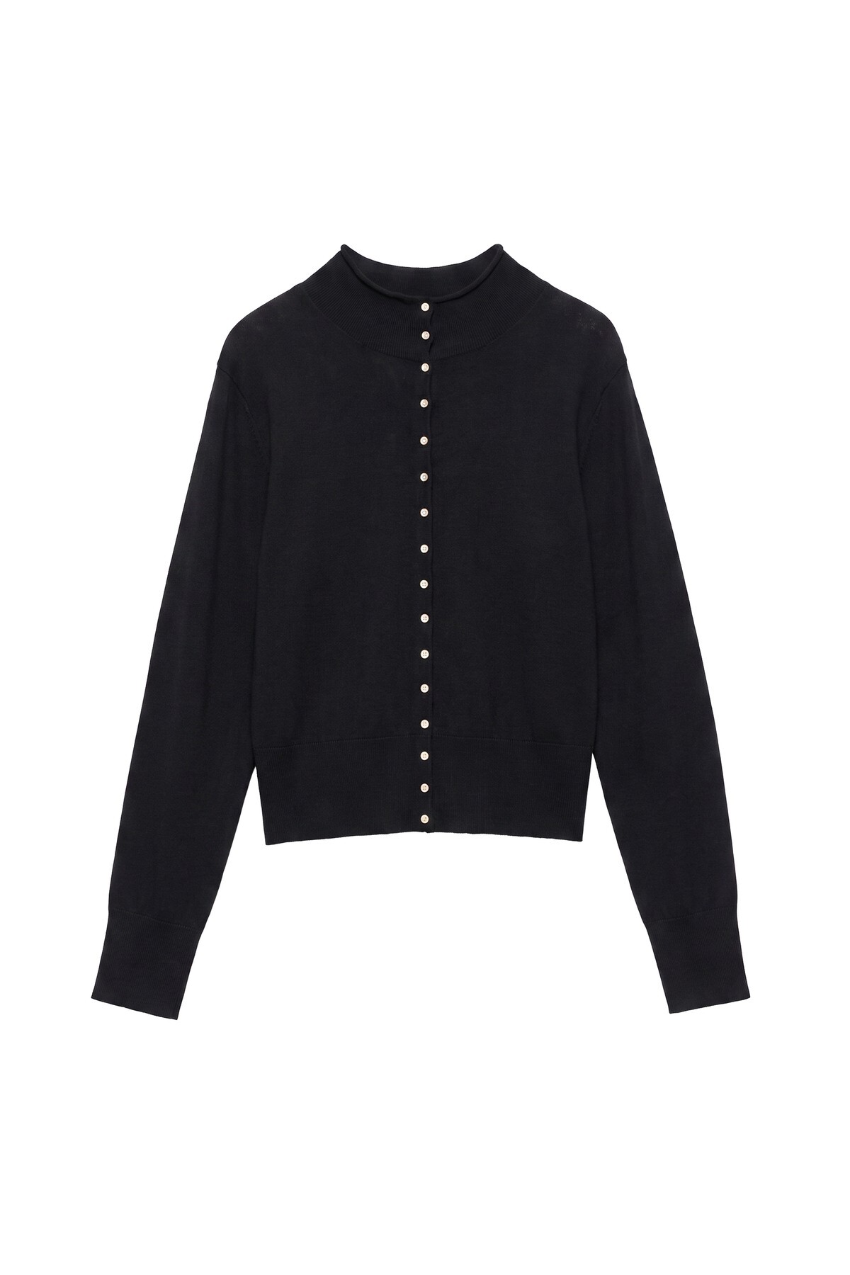 Pull & Bear Dik yaka hırka görsel 3