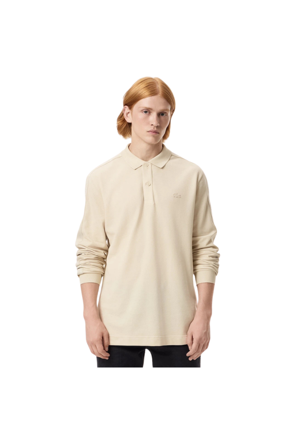 تیشرتمردانهLacosteرنگ کرم