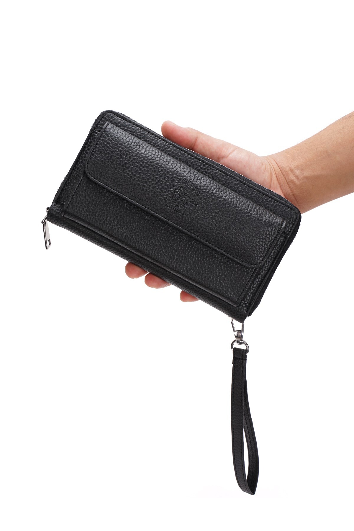 Newish Polo Erkek Deri Telefon Kağıt Para Bölmeli Portföy Kartlık ve Cüzdan görsel 7