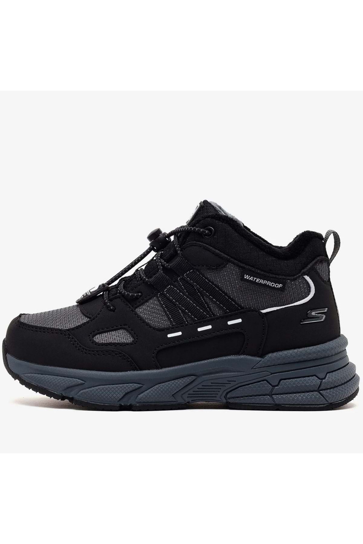 Skechers Retro-graph 405338L Waterproof Ortopedik Çocuk Bot SİYAH