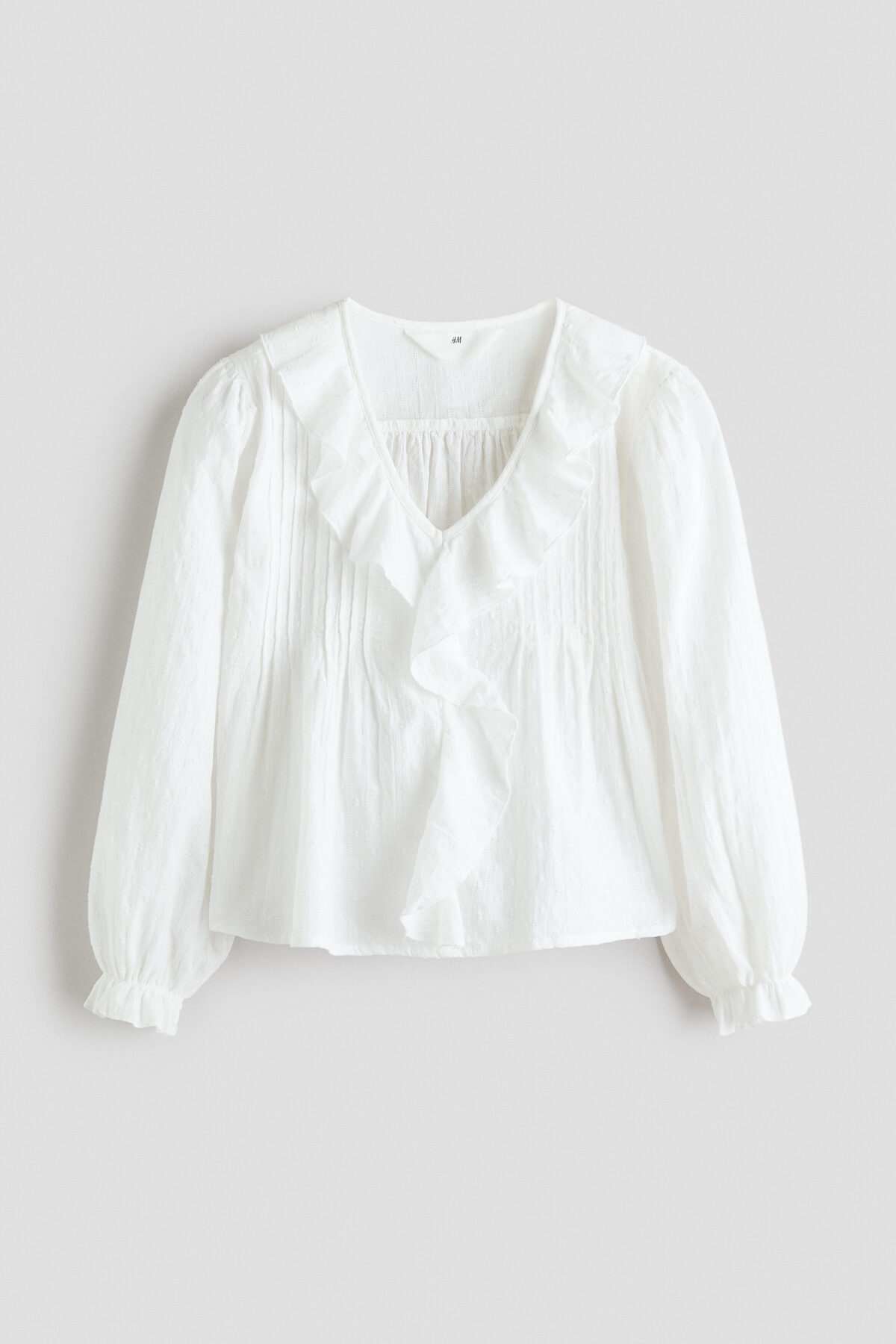 بلوز پلومتی چین‌دار اچ اند ام بلوز H&M