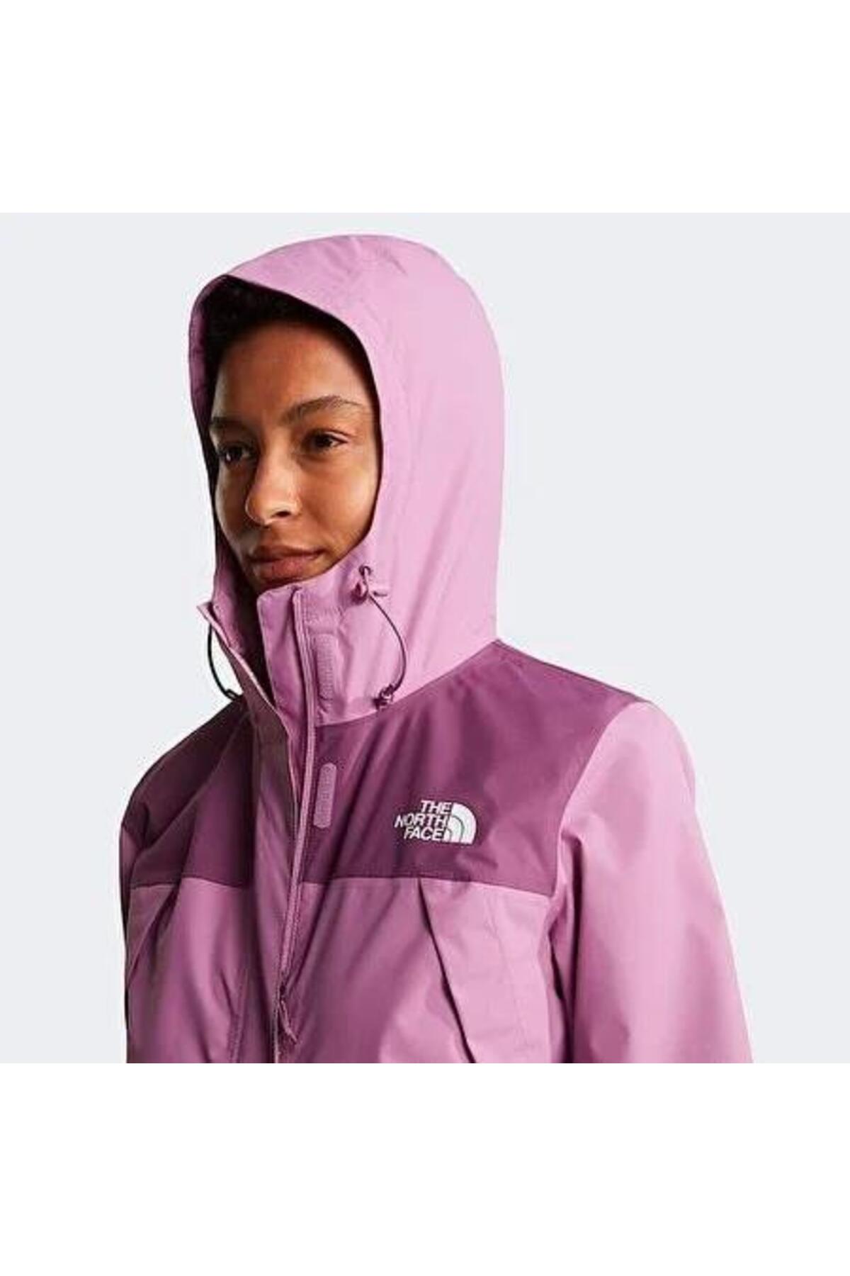 THE NORTH FACE ANTORA RAIN Kadın Yağmurluk Ceket NF0A8BKDK221 Çok Renkli-M görsel 6