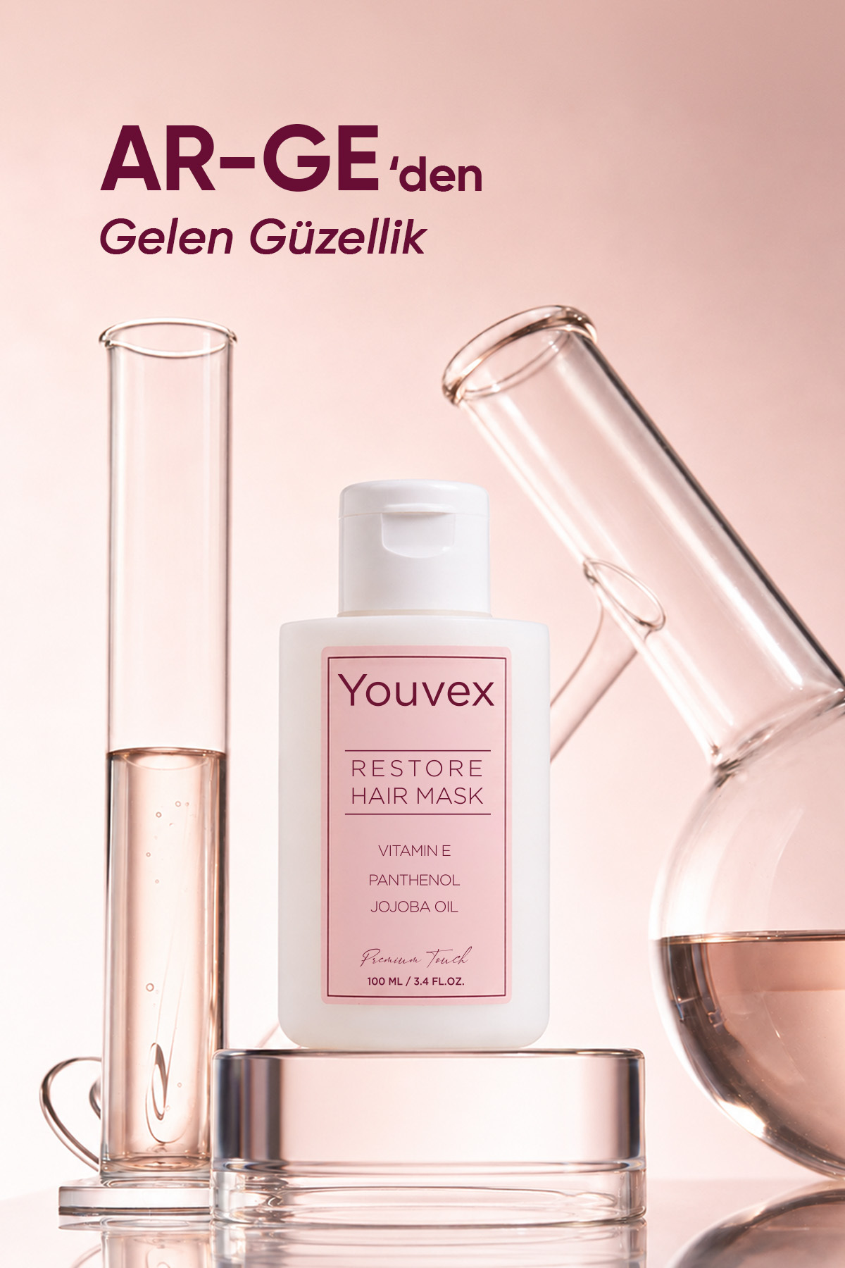 Premium Touch Kuru Ve Yıpranmış Saçlar Için Yoğun Bakım Saç Maskesi 100ml — 8684272194067 — تصویر 7 از 8