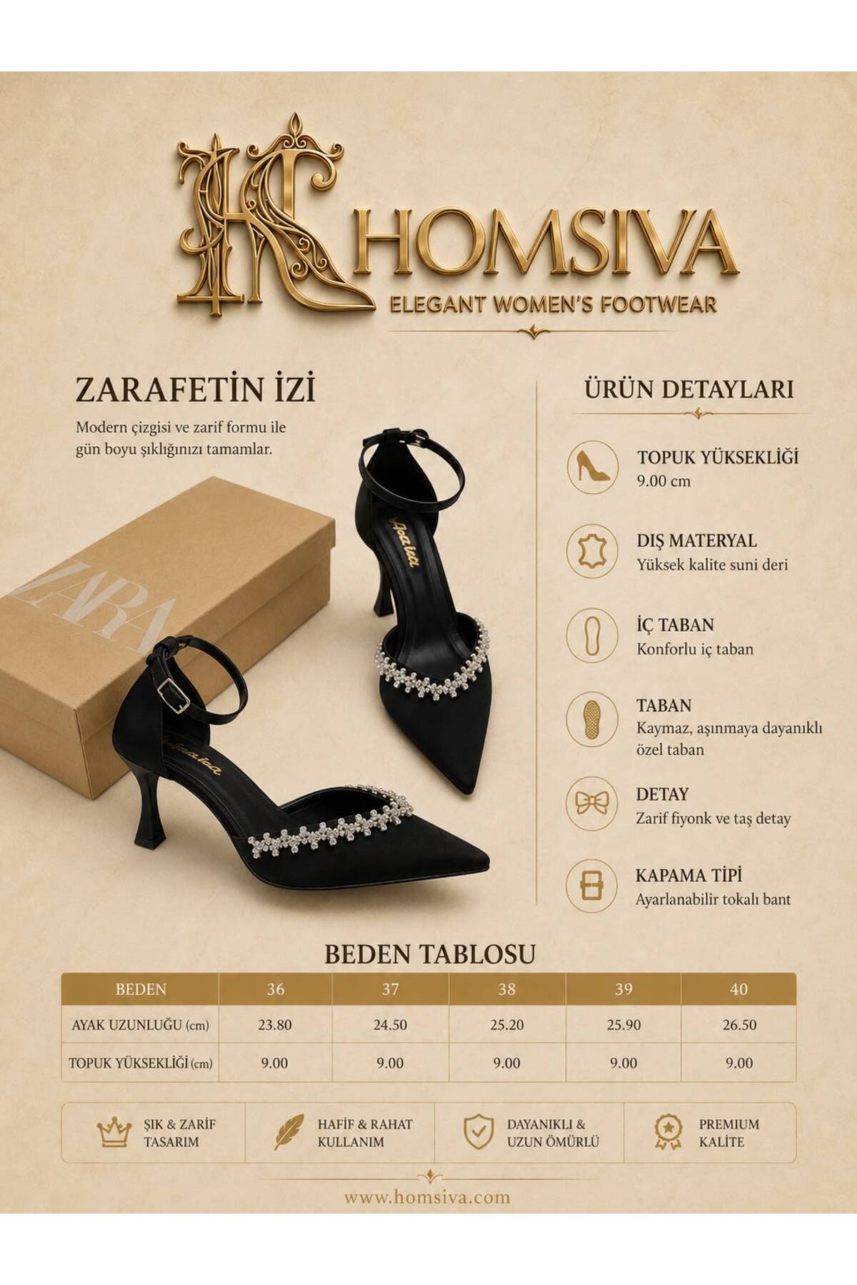 ALNASER MODA Önü Taş Detaylı Gümüş Saten Kadın Ayakkabı görsel 4