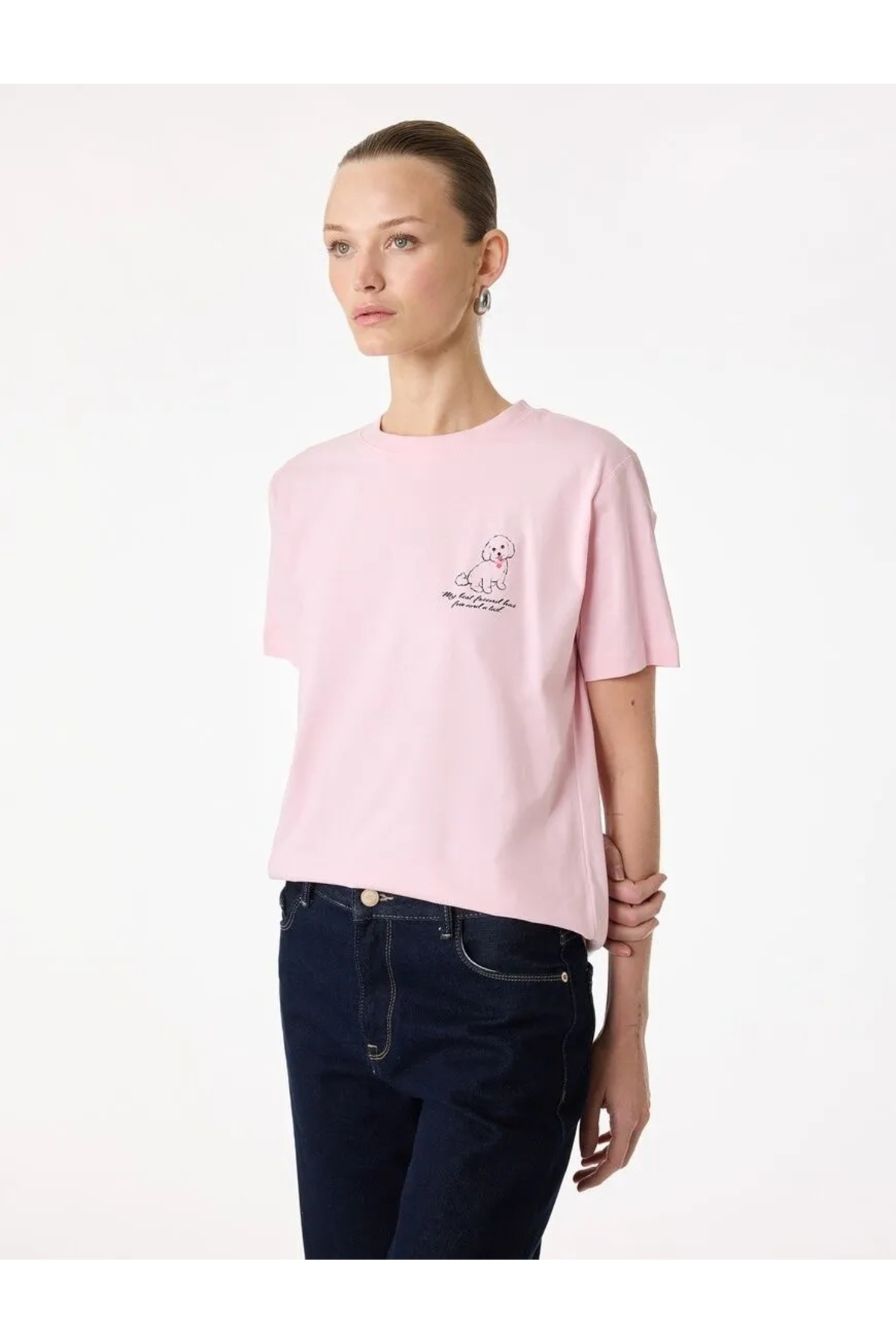 Koton Kadın T-shirt 6SAK50066EK görsel 2