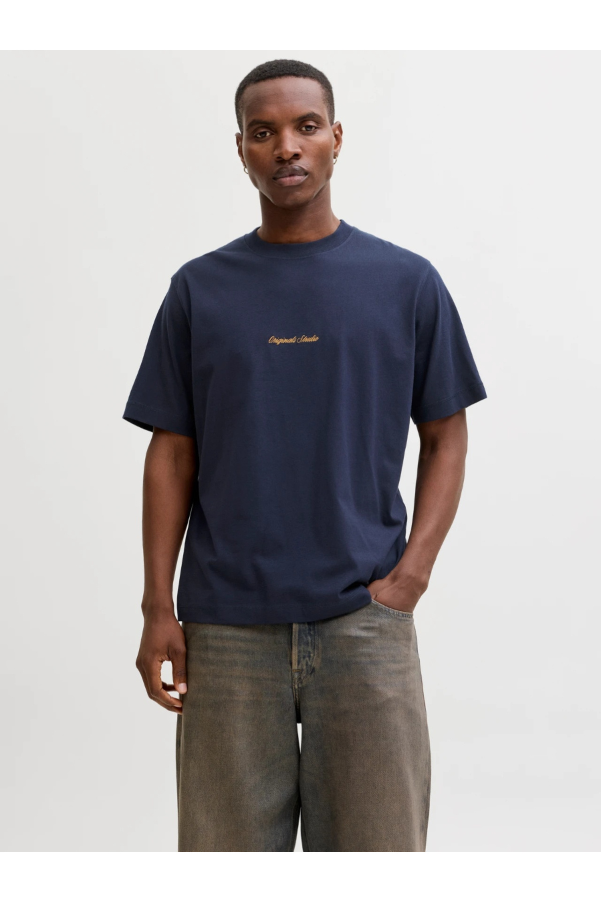 تی شرت مردانه جورنوربرو مدل Emb Tee Ss Crew Neck Noos کد ۱۲۲۸۲۸۹۲ جک اند جونز تی شرت Jack & Jones