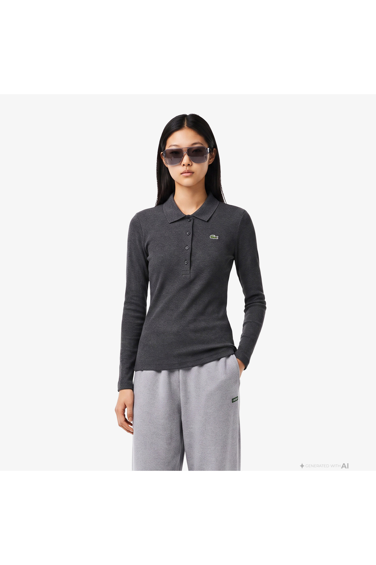 تیشرتزنانهLacosteخاکستری تیشرتزنانهLacosteخاکستری