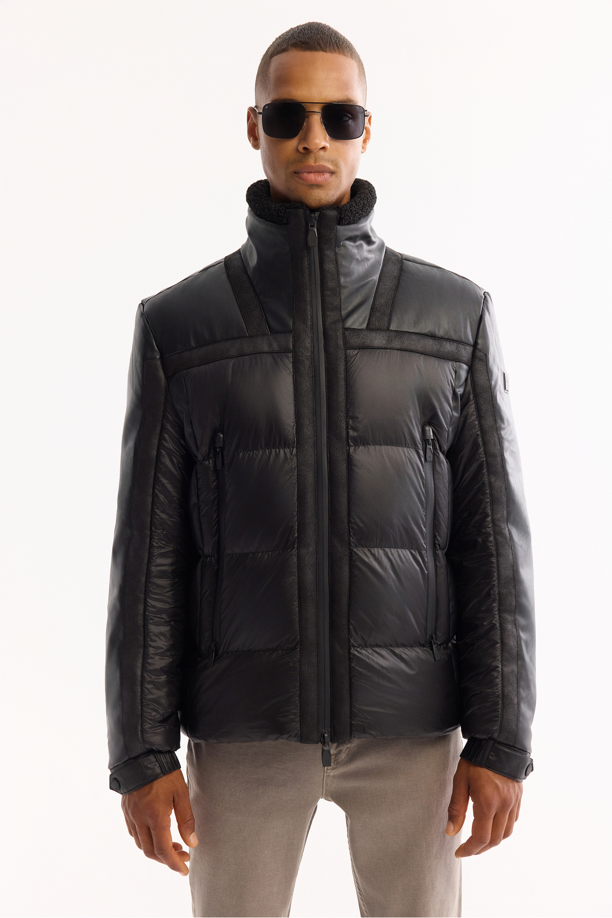 کاپشن مردانه یقه ایستاده | آوا Avva A52Y6052 CN - تصویر 3