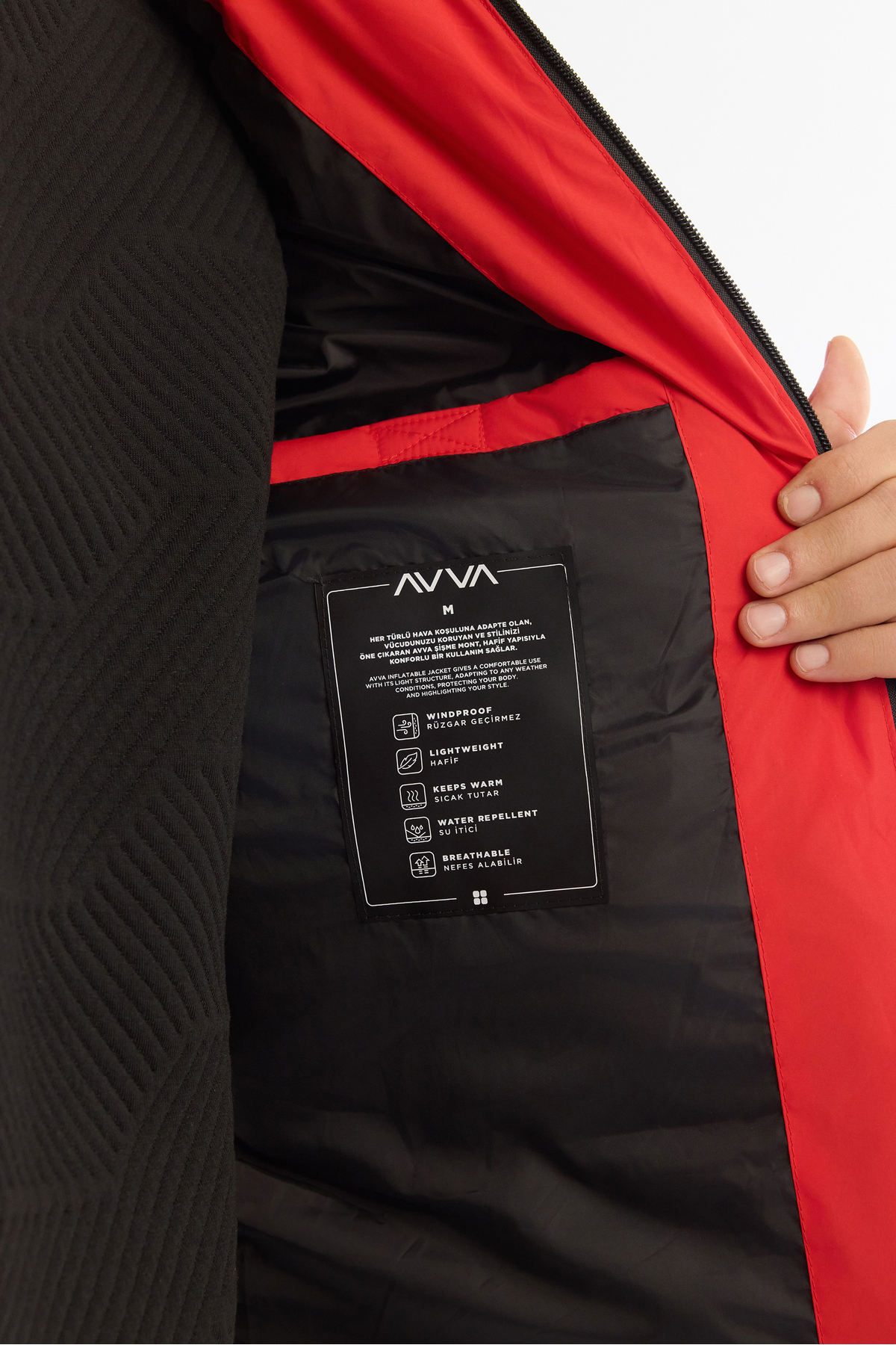 کاپشن مردانه هودی | آوا Avva B006046 CN - تصویر 5