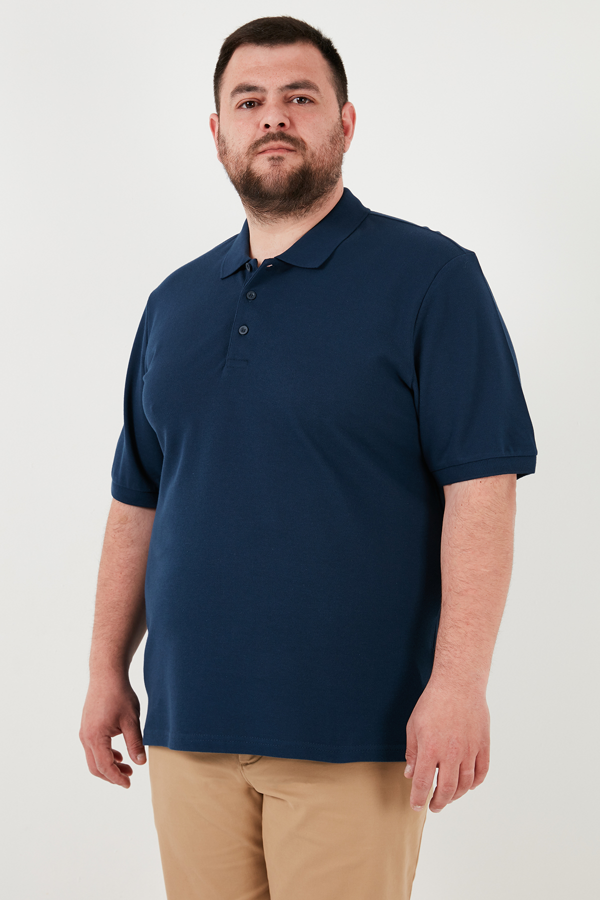 Buratti Pamuklu Regular Fit Büyük Beden Polo Yaka T Shirt Erkek POLO YAKA T SHİRT 5902127B görsel 4