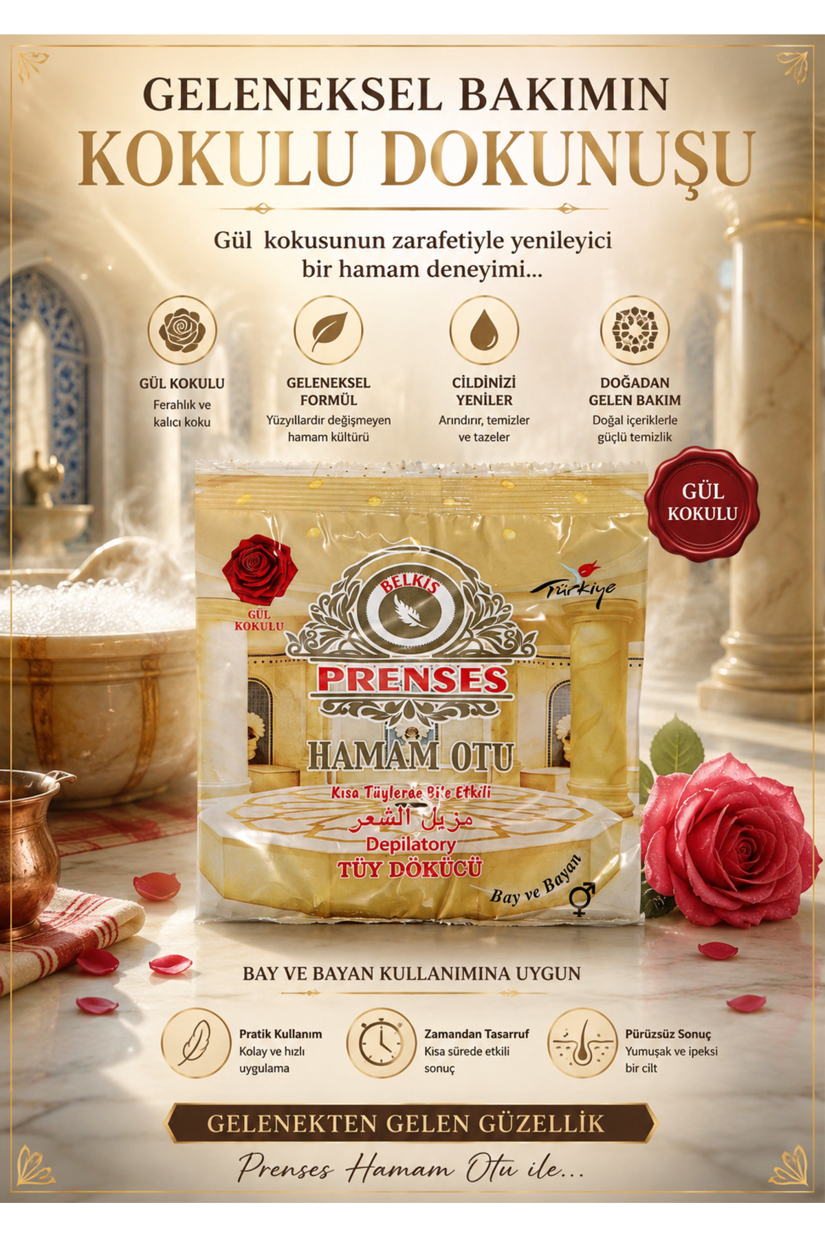 Bynature Hamam Otu 150 Gr X 10 Adet Prenses Hamam Ou — 00000063