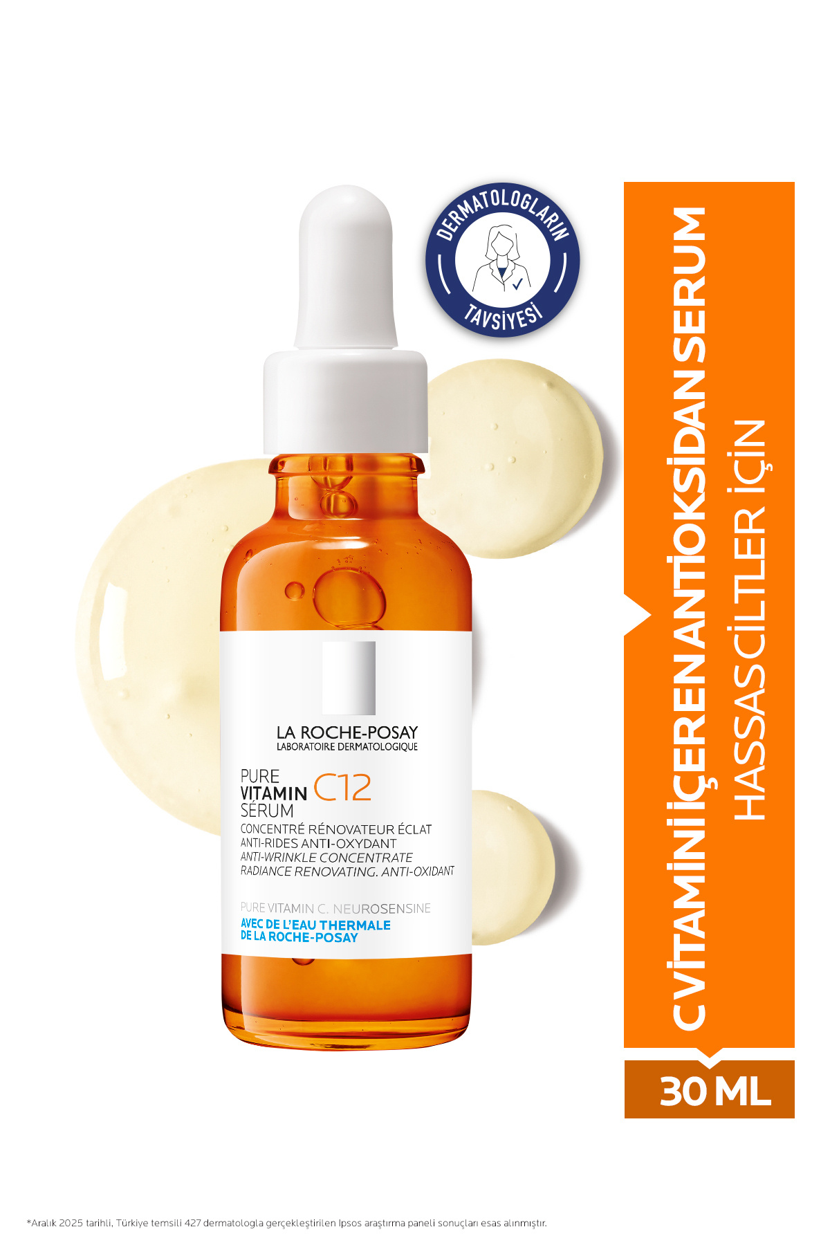 La Roche Posay Saf C12 Vitamini Hassas Cilt Tipleri İçin C Vitamini İçerikli Işıltı Veren Antioksidan Serum 30 ml — La Roche Posay Vitamin