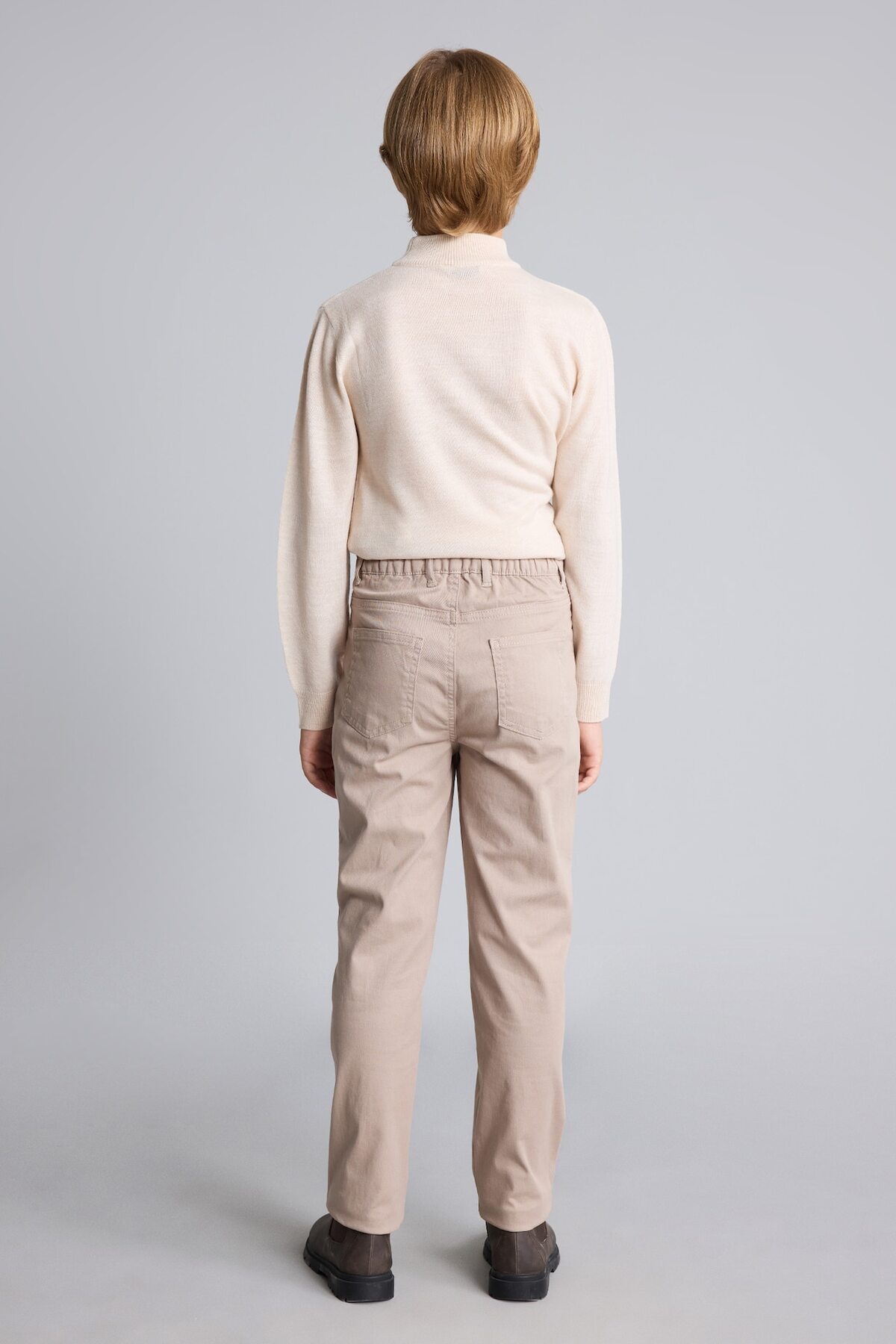 パン太郎 Defacto Düz Paça Gabardin Pantolonu Erkek Çocuk U3254A625AU